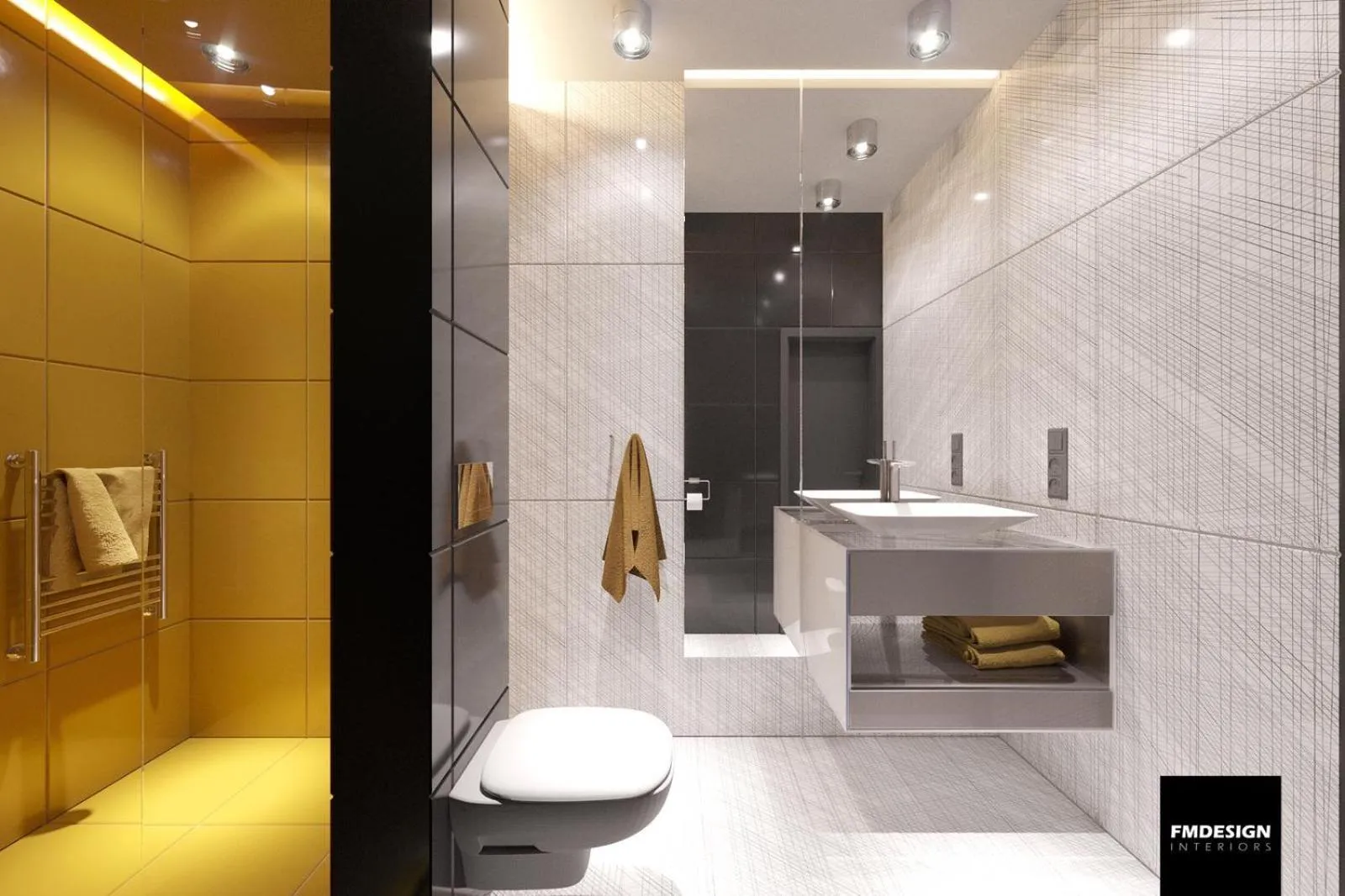 Bathroom in Hotel Color