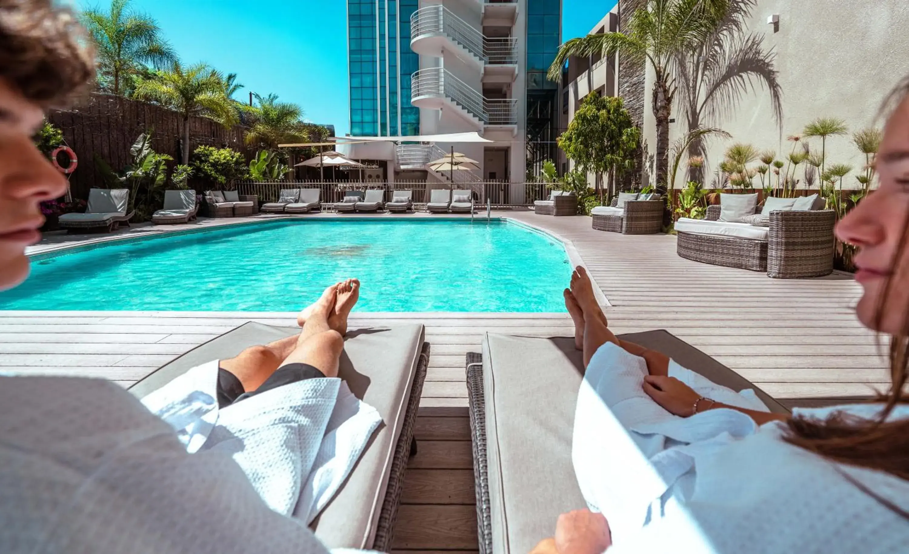 Swimming pool in Holiday Inn Rosario by IHG Swimming pool in Holiday Inn Rosario by IHG