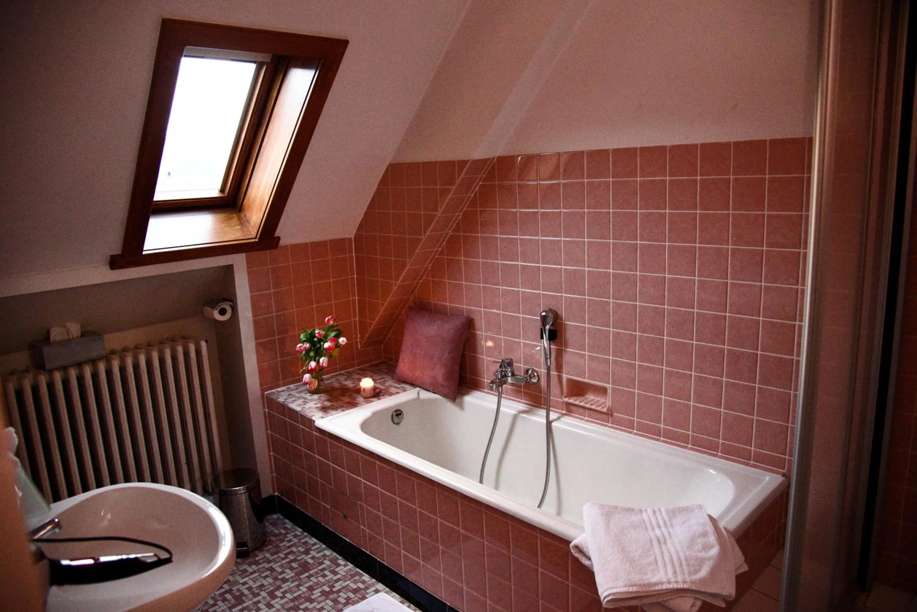 Bathroom in Hôtel Deybach
