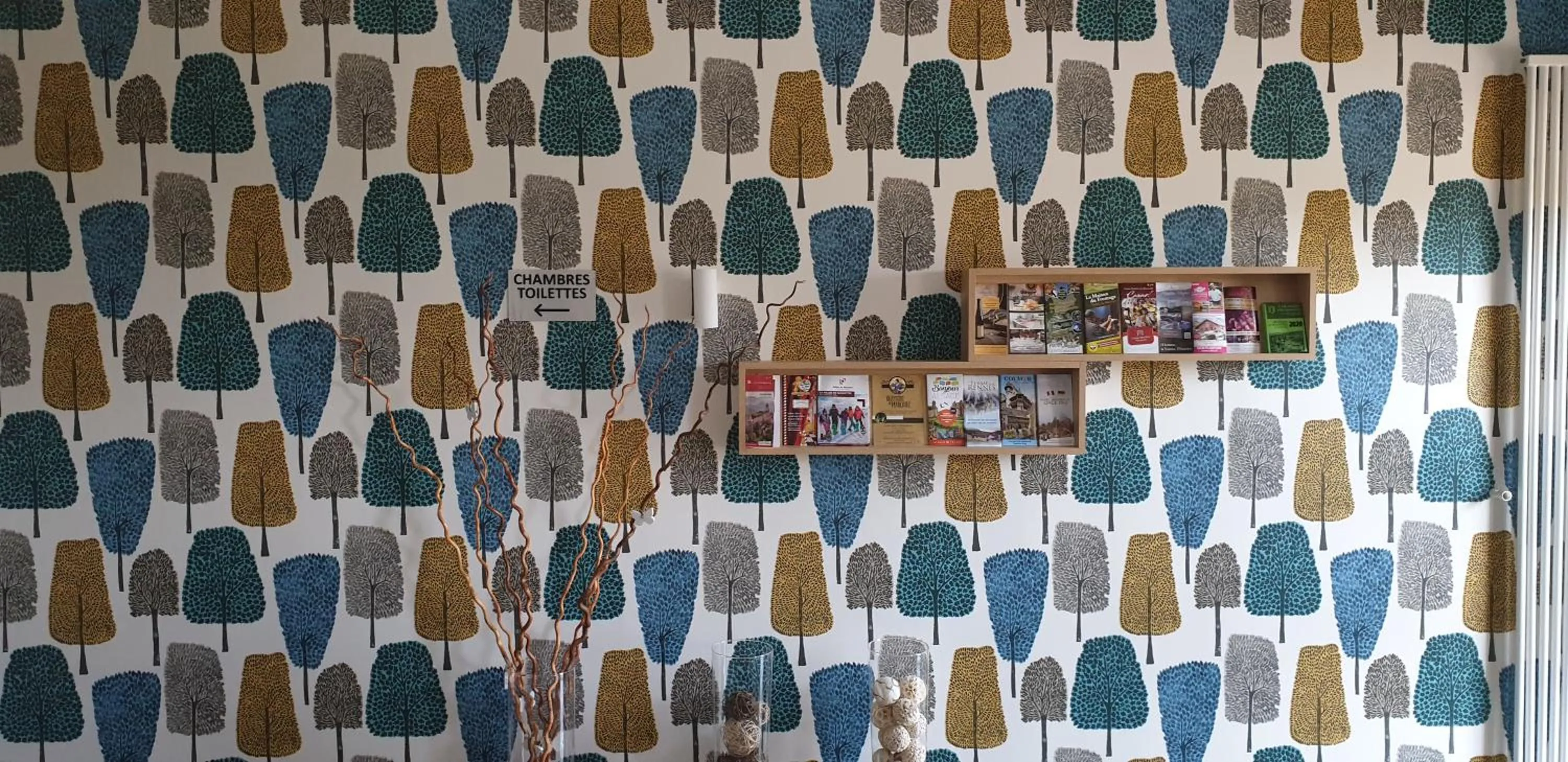 Lobby or reception in Hôtel Deybach