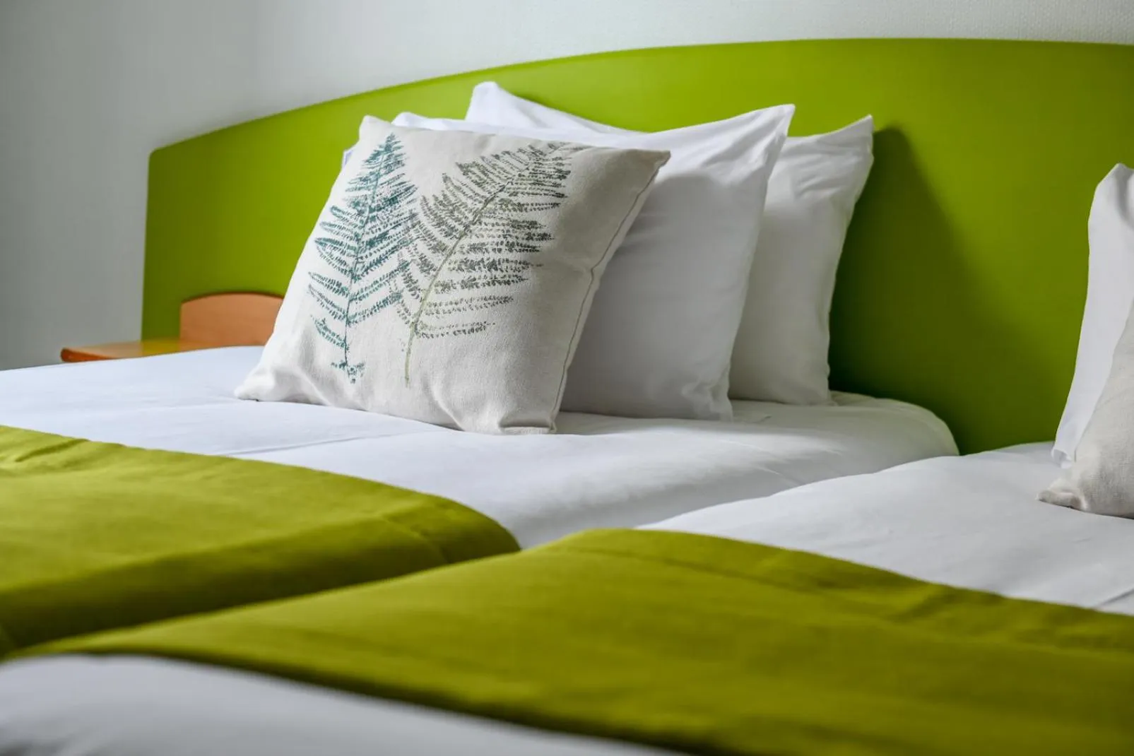 Bed in Logis Hotel de France