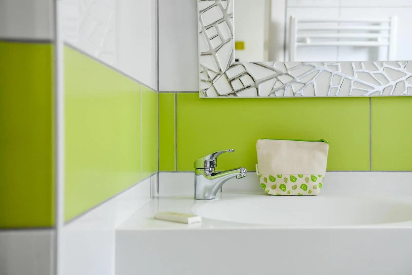 Bathroom in Logis Hotel de France