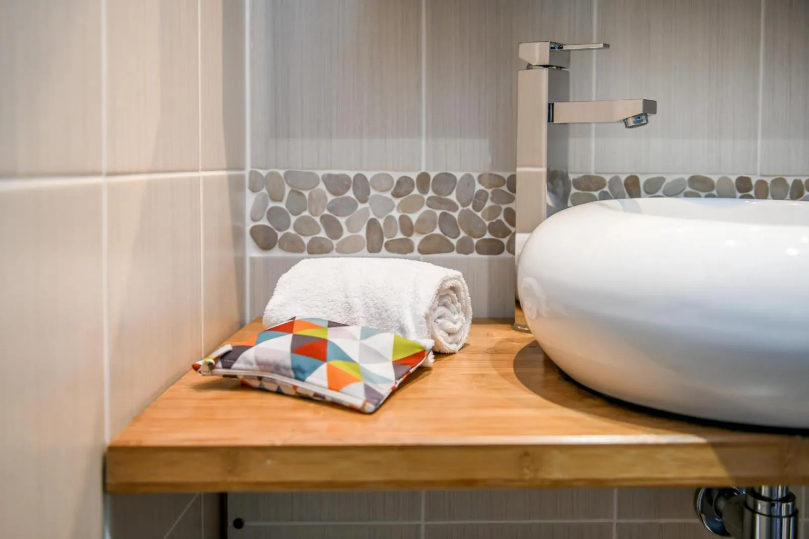 Bathroom in Logis Hotel de France