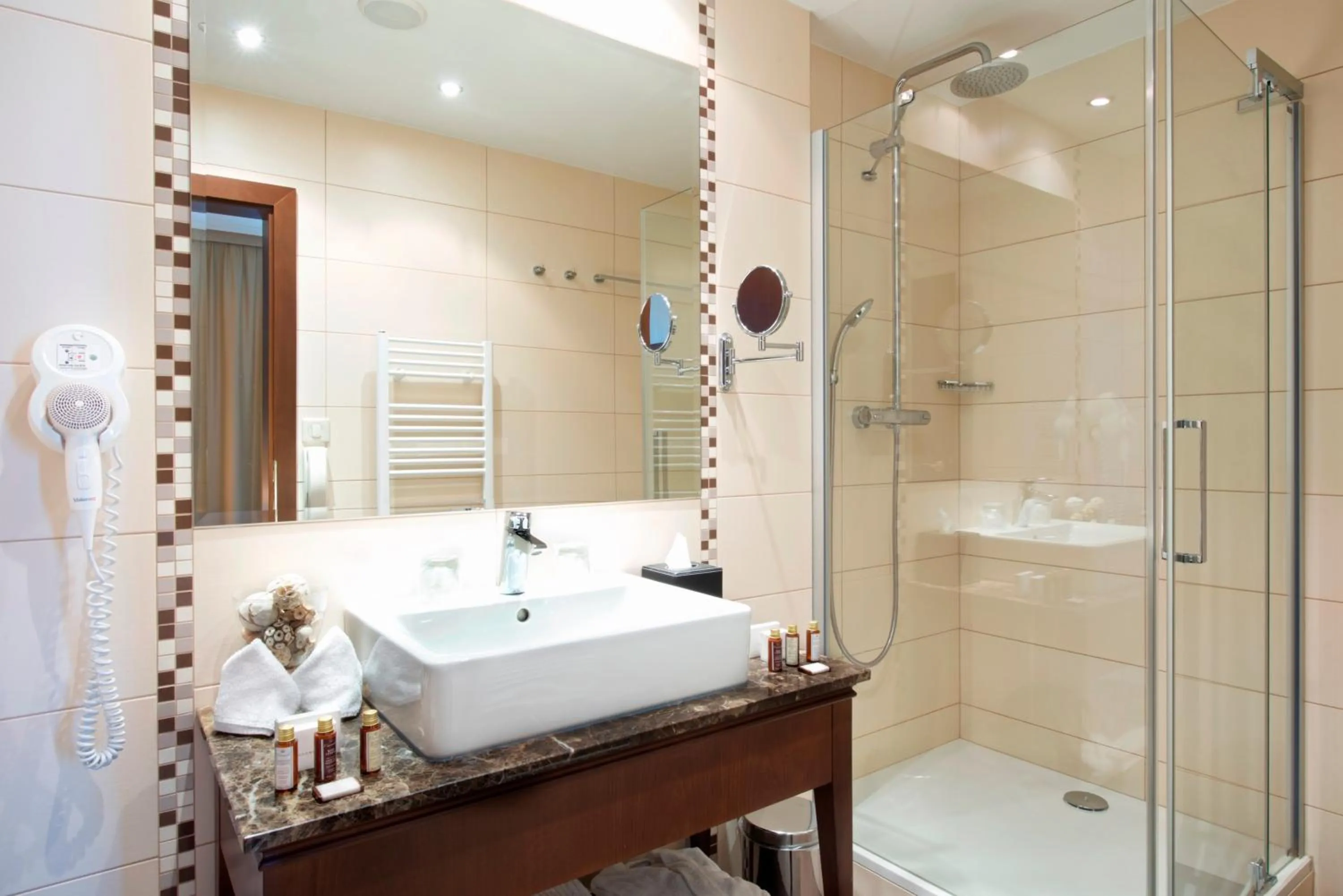 Bathroom in Hotel Devín