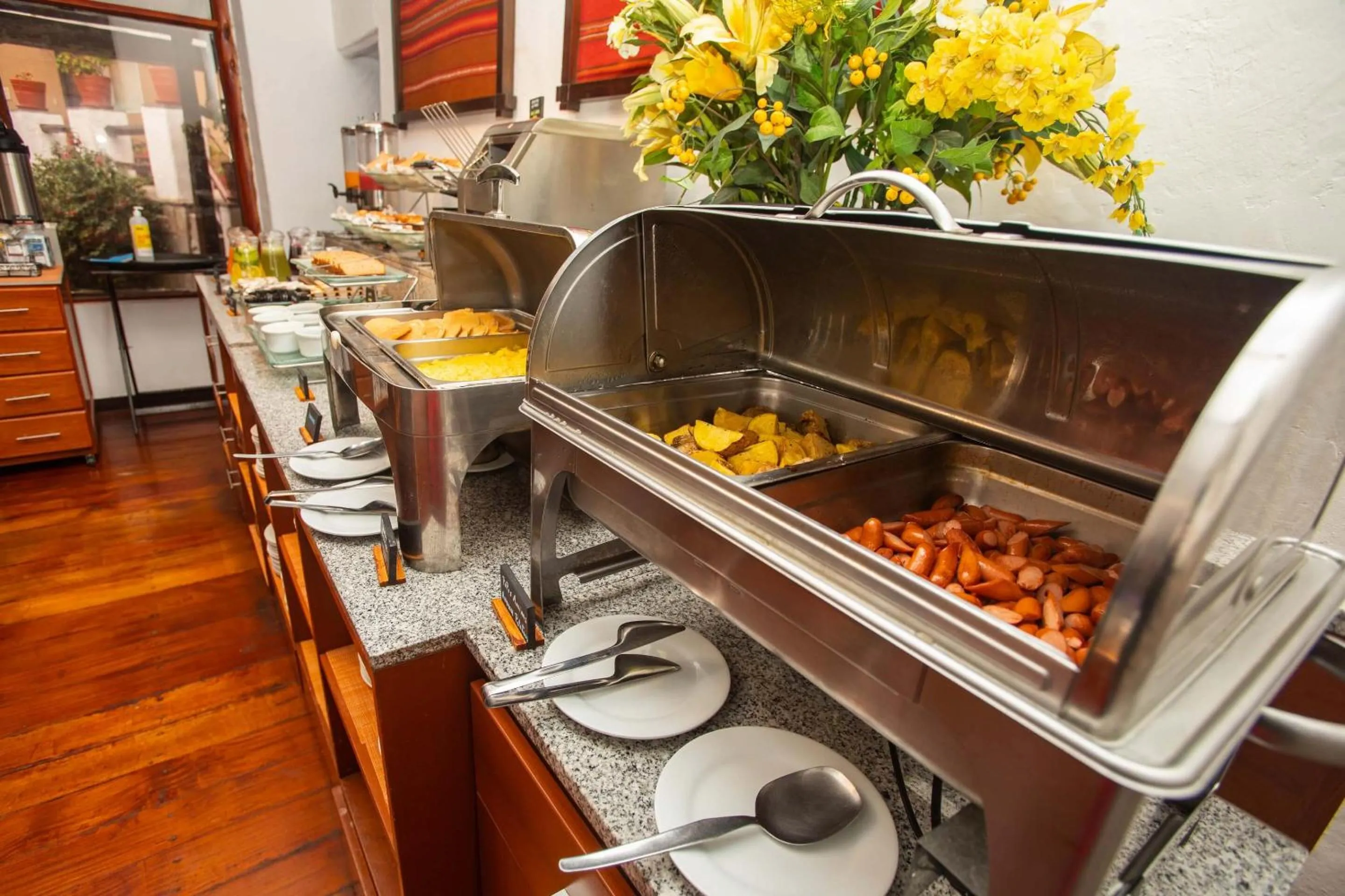 Buffet breakfast in Casa Andina Standard Cusco San Blas