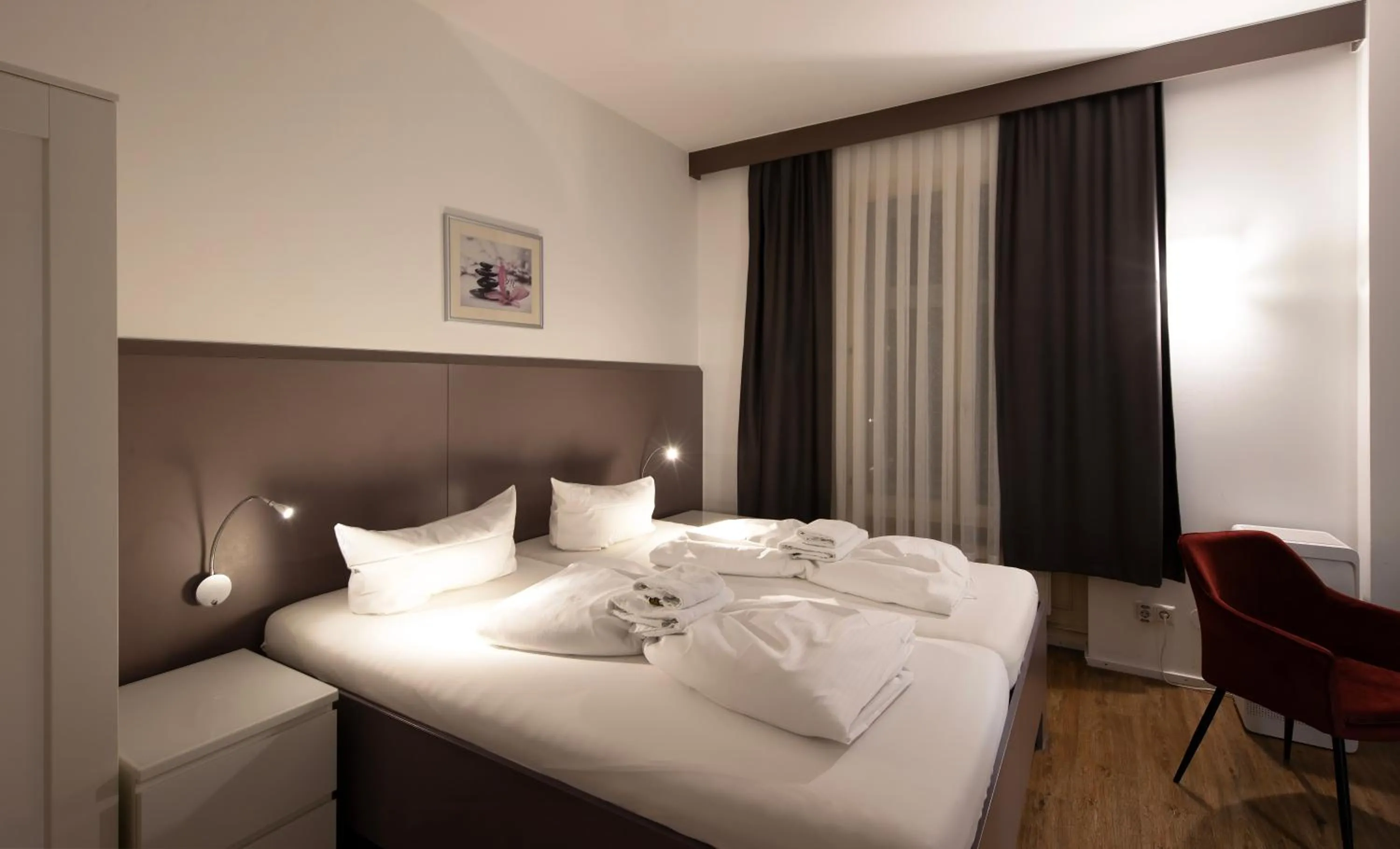 Bed in Hotel Scheffelhof