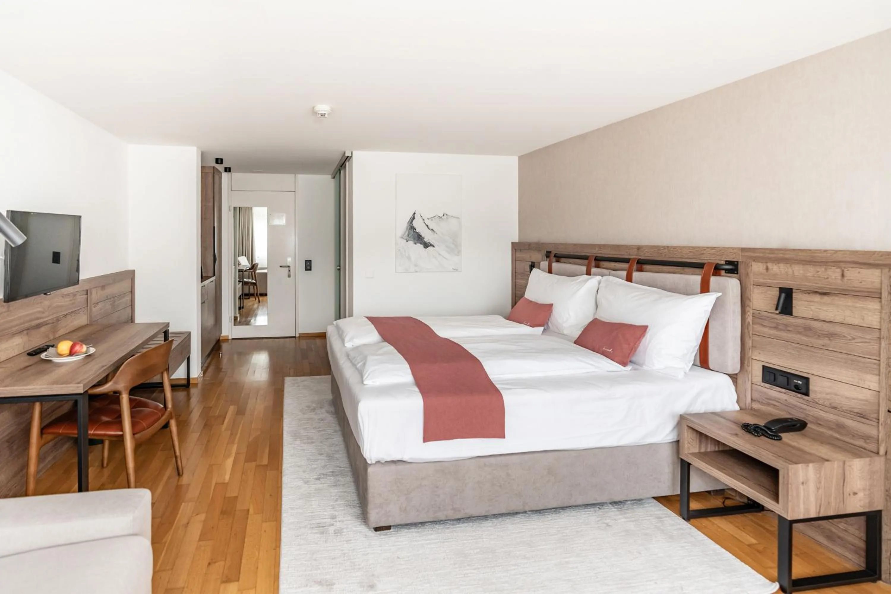 Bed in Tailormade Hotel KRONE Sarnen