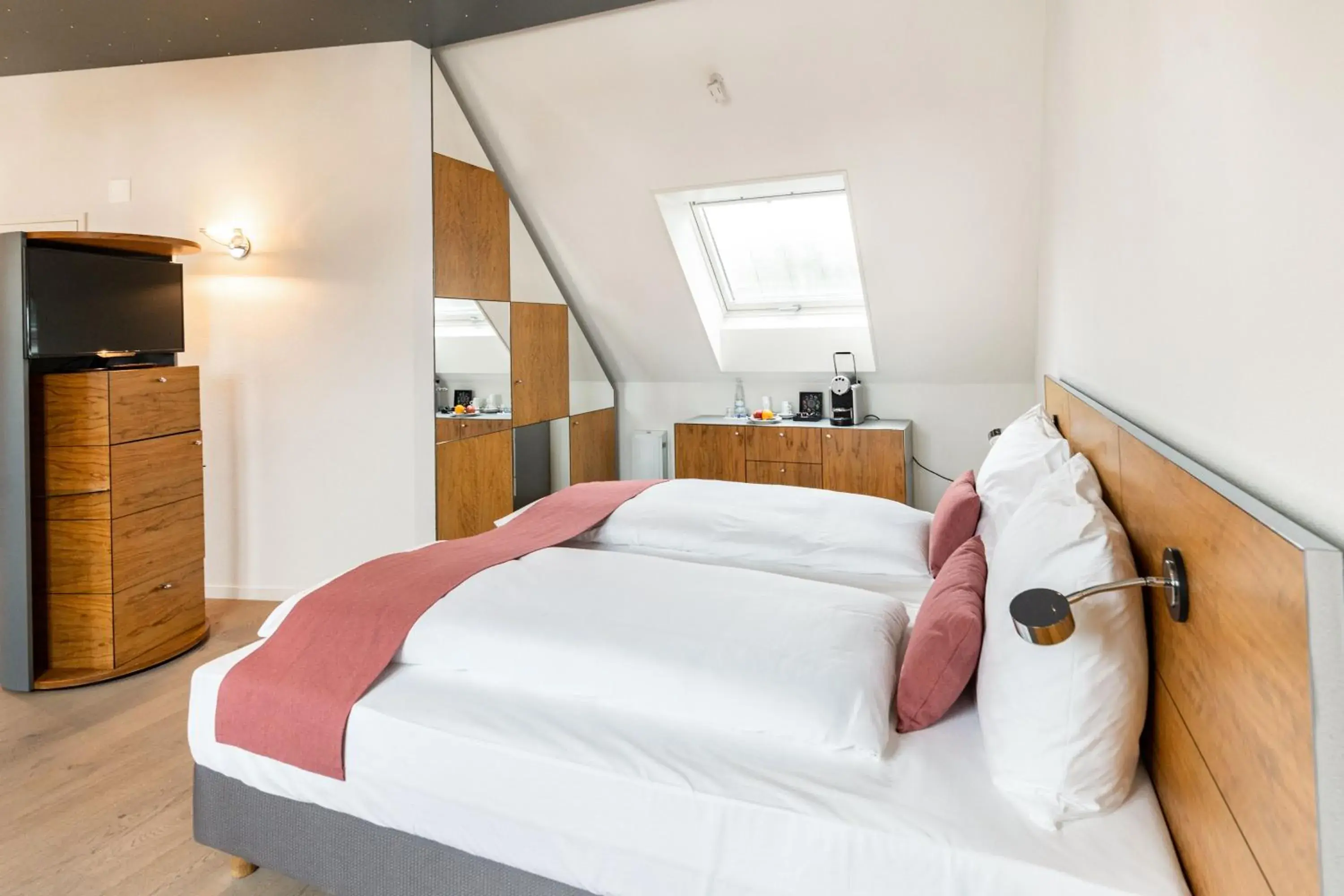 Bed in Tailormade Hotel KRONE Sarnen Bed in Tailormade Hotel KRONE Sarnen