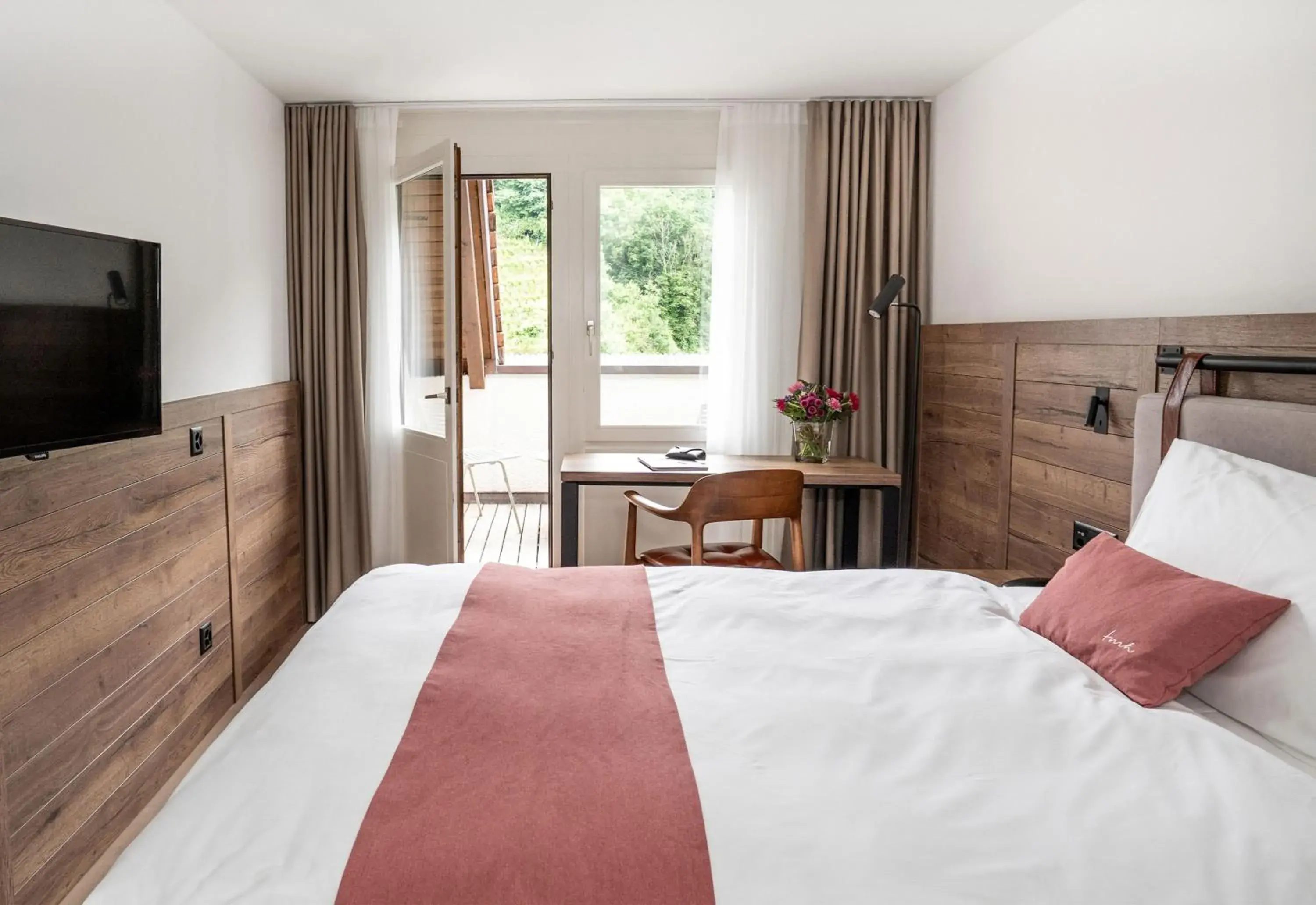 Bed in Tailormade Hotel KRONE Sarnen Bed in Tailormade Hotel KRONE Sarnen