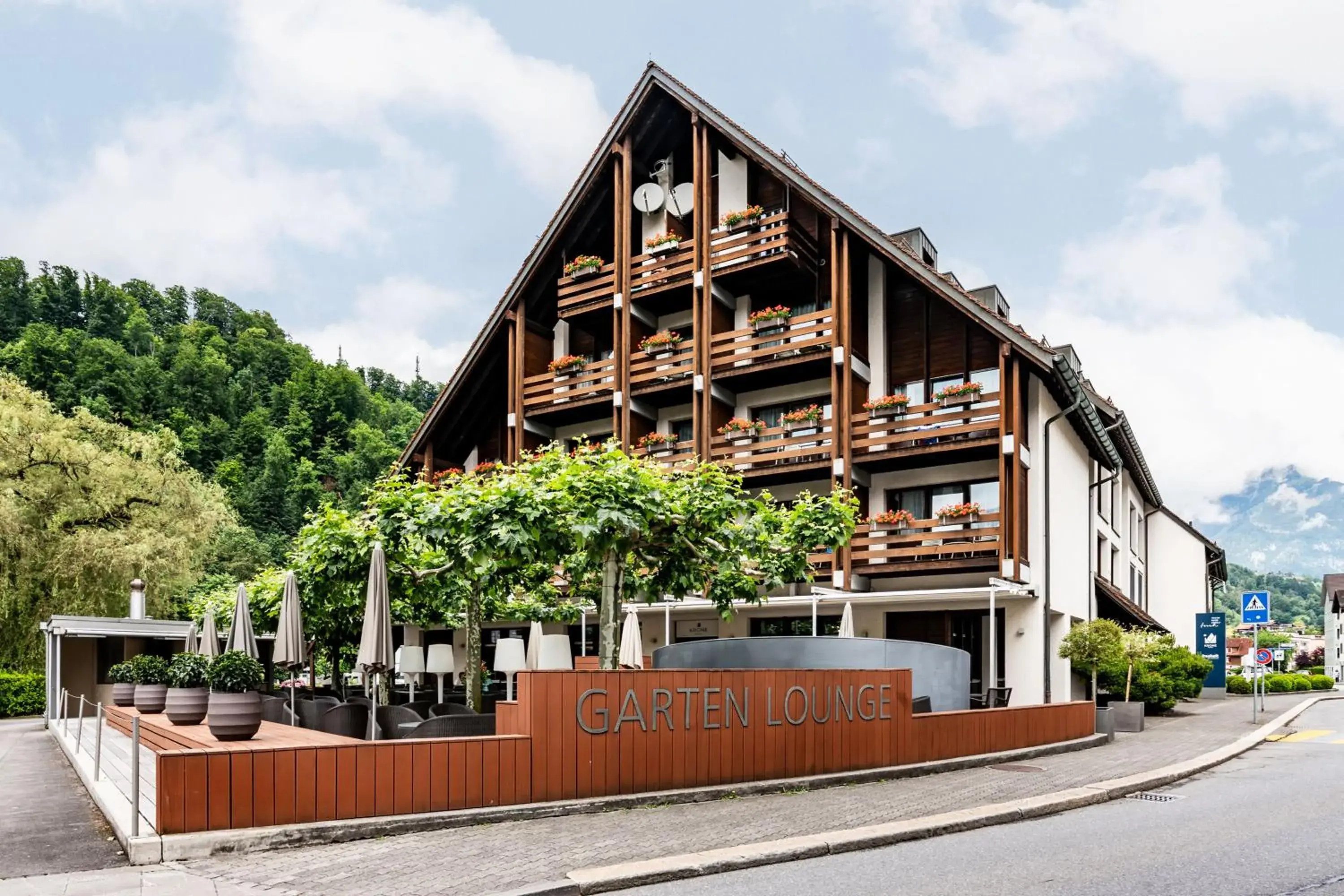 Property building in Tailormade Hotel KRONE Sarnen Property building in Tailormade Hotel KRONE Sarnen