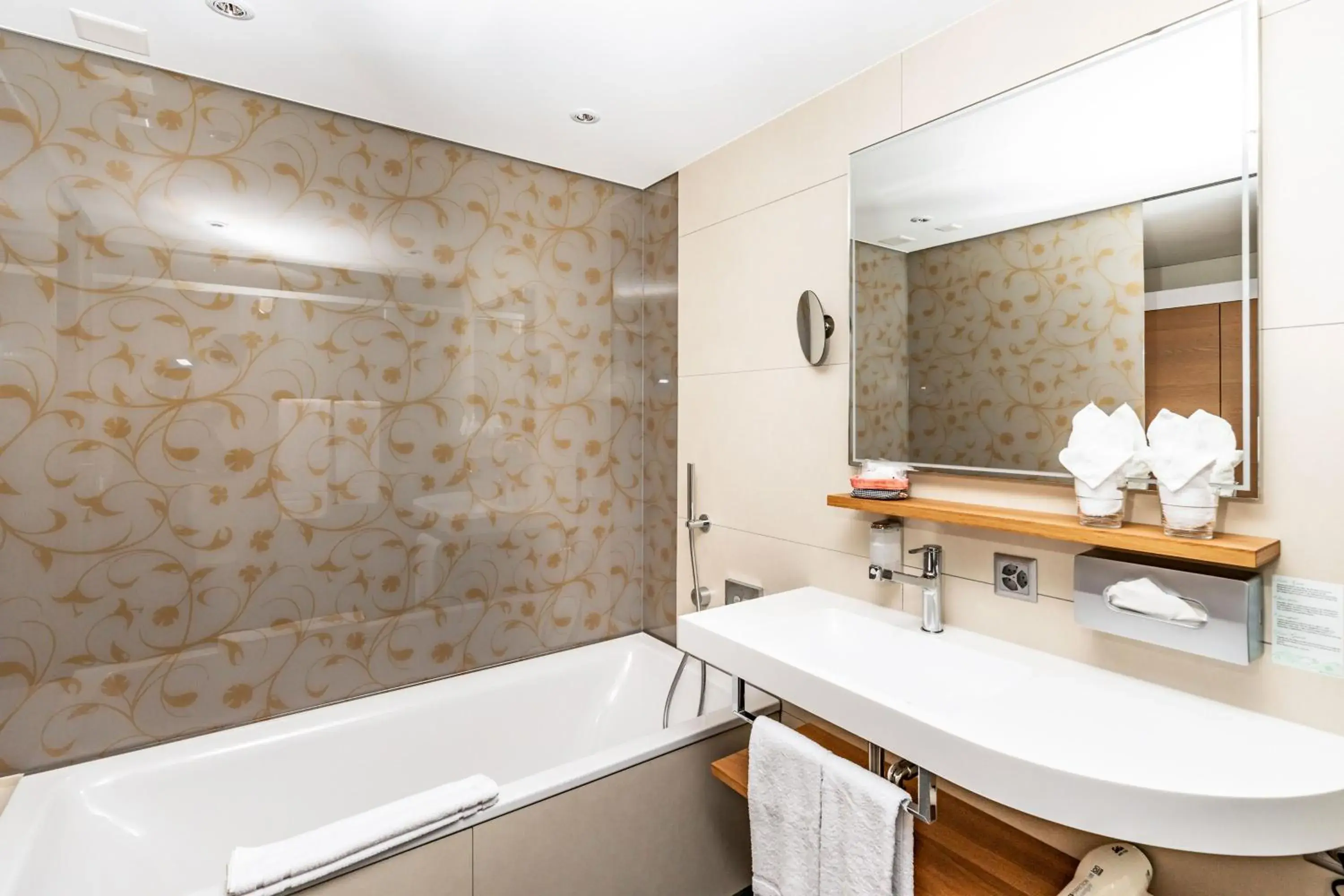 Bathroom in Tailormade Hotel KRONE Sarnen Bathroom in Tailormade Hotel KRONE Sarnen