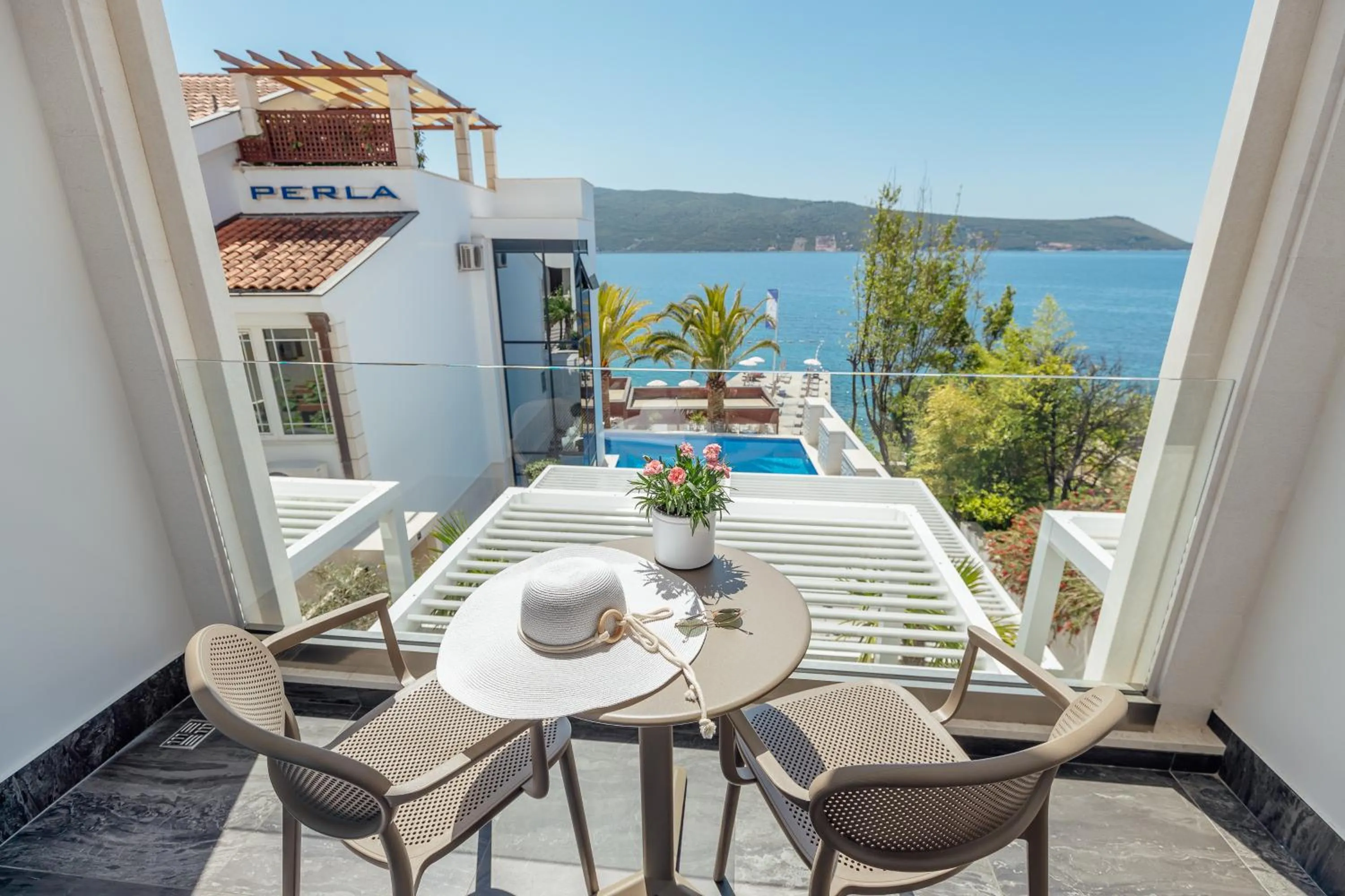 Balcony/Terrace in Hotel Perla