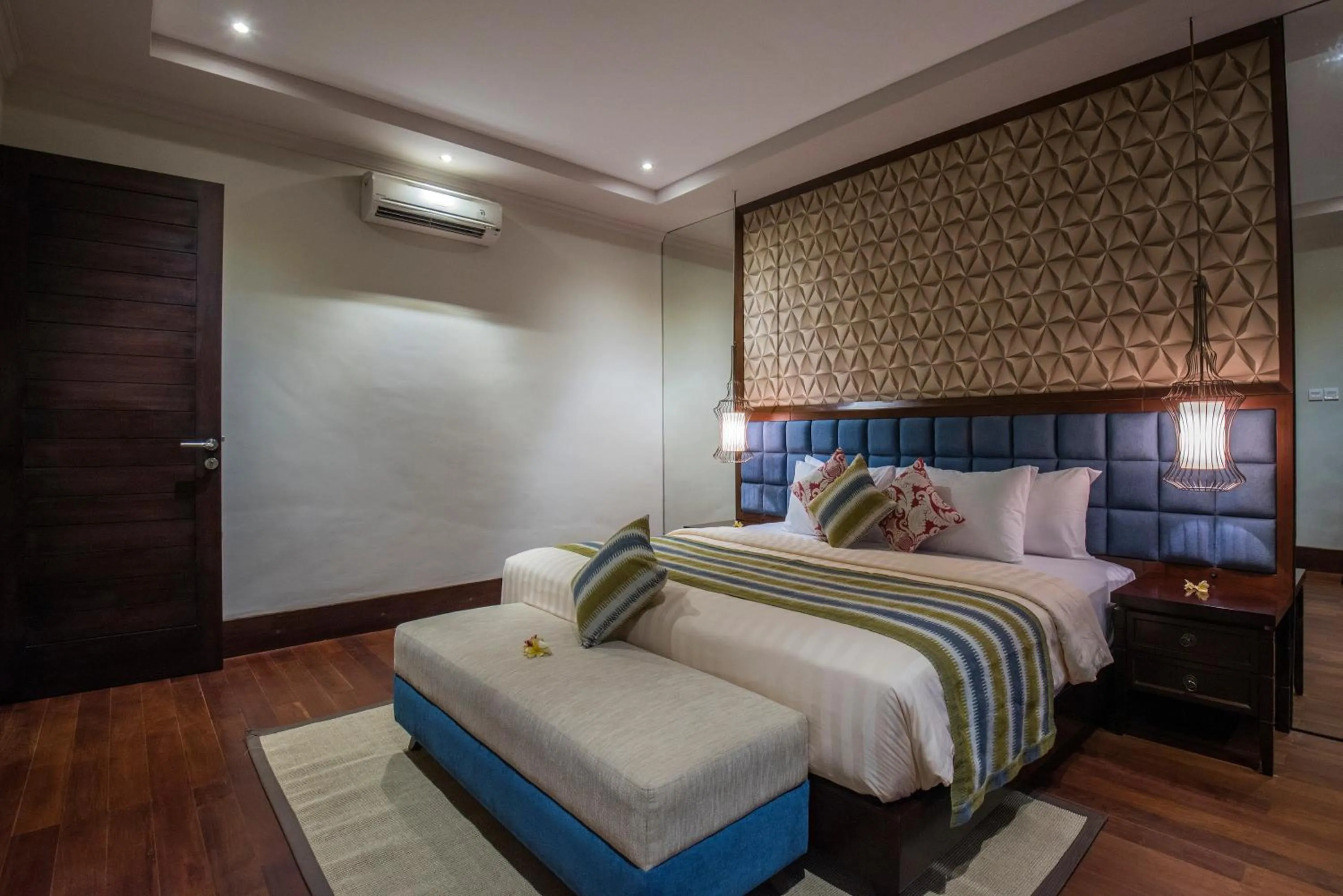 Bed in Natya Villa Jimbaran