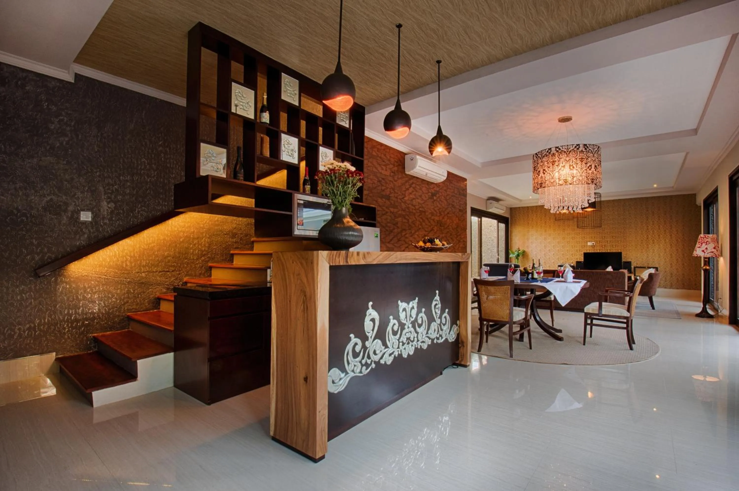 Dining area in Natya Villa Jimbaran