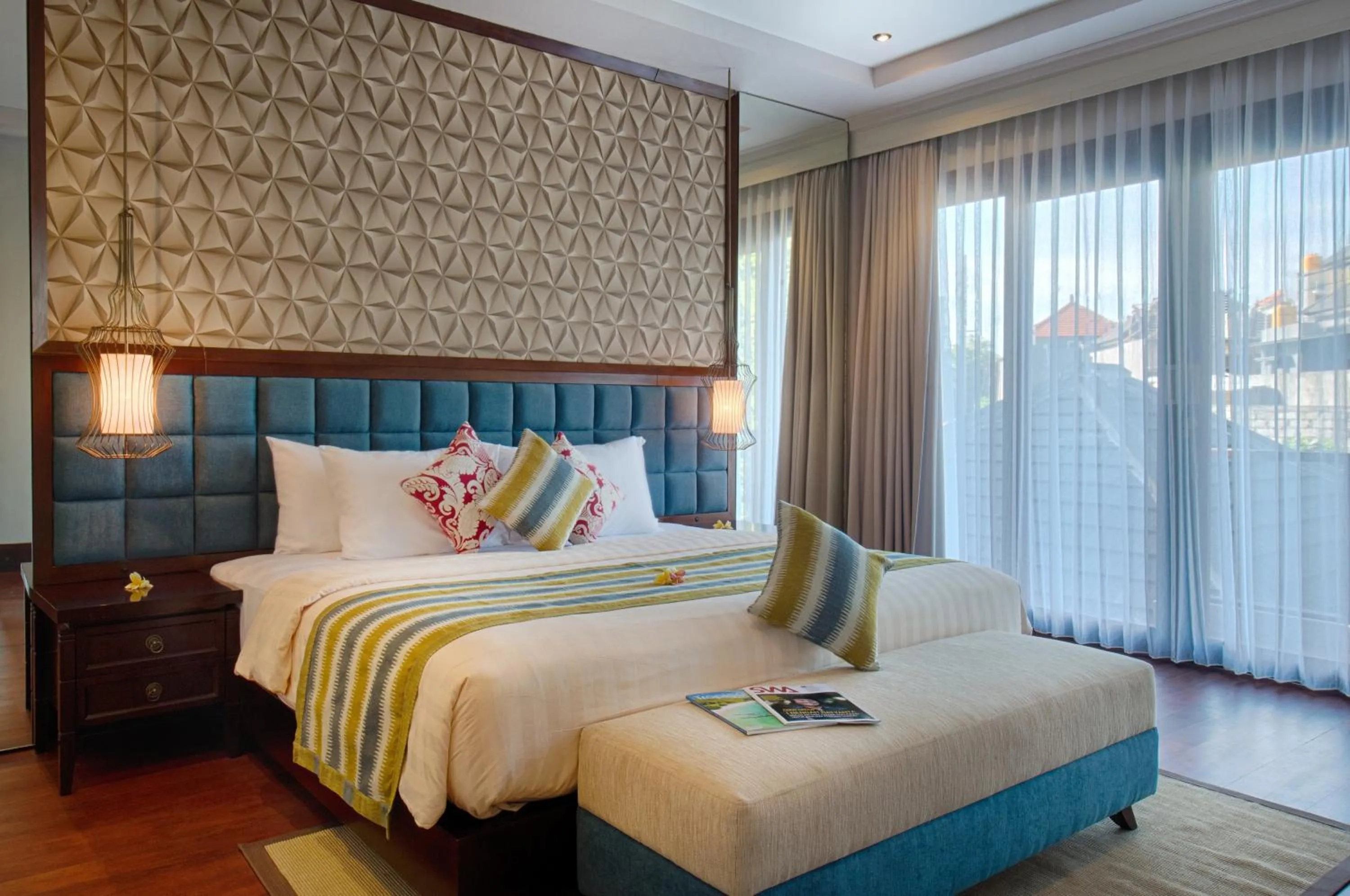 Bed in Natya Villa Jimbaran