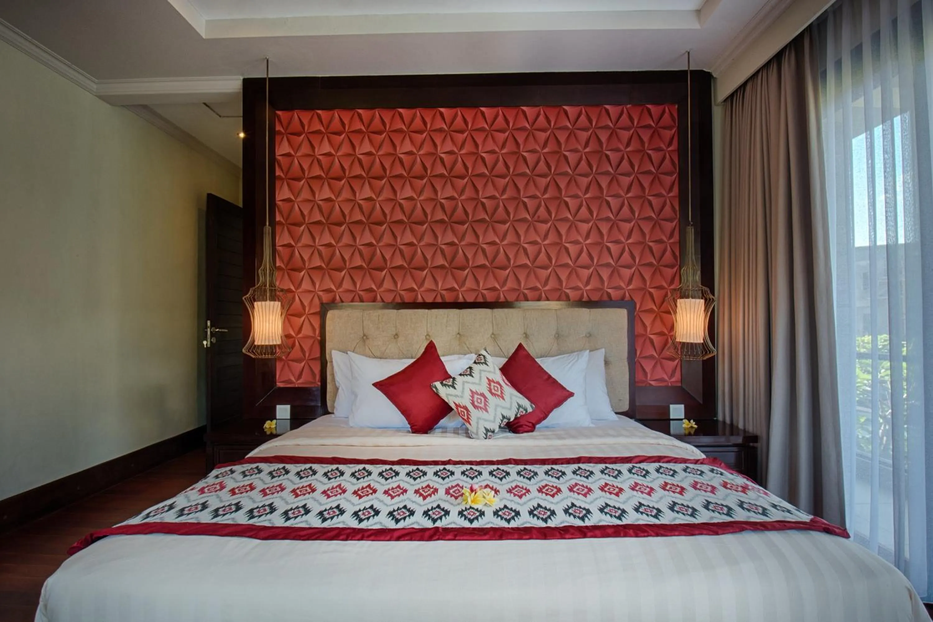 Bed in Natya Villa Jimbaran