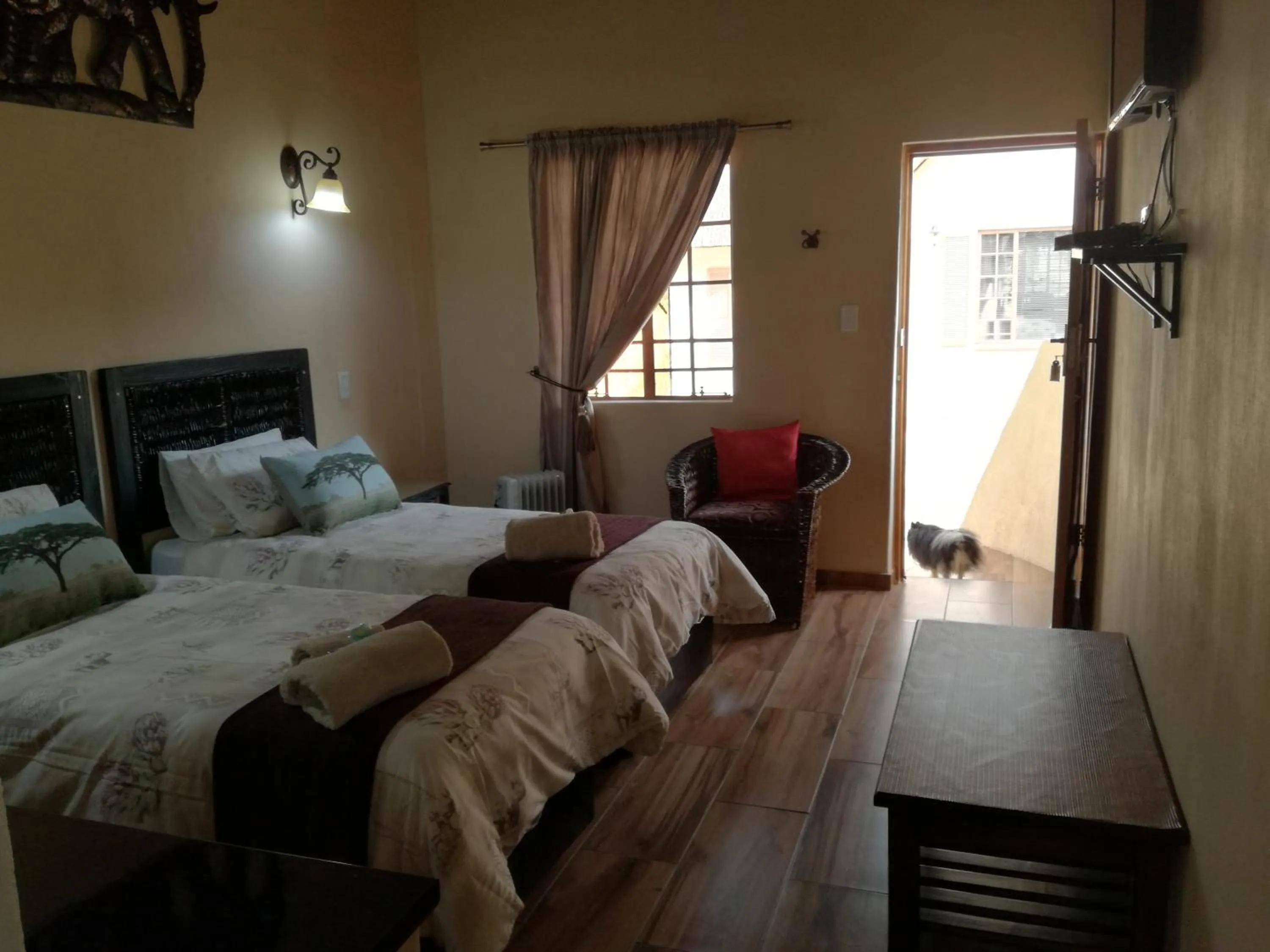 Bedroom, Bed in All over Africa Guest house
