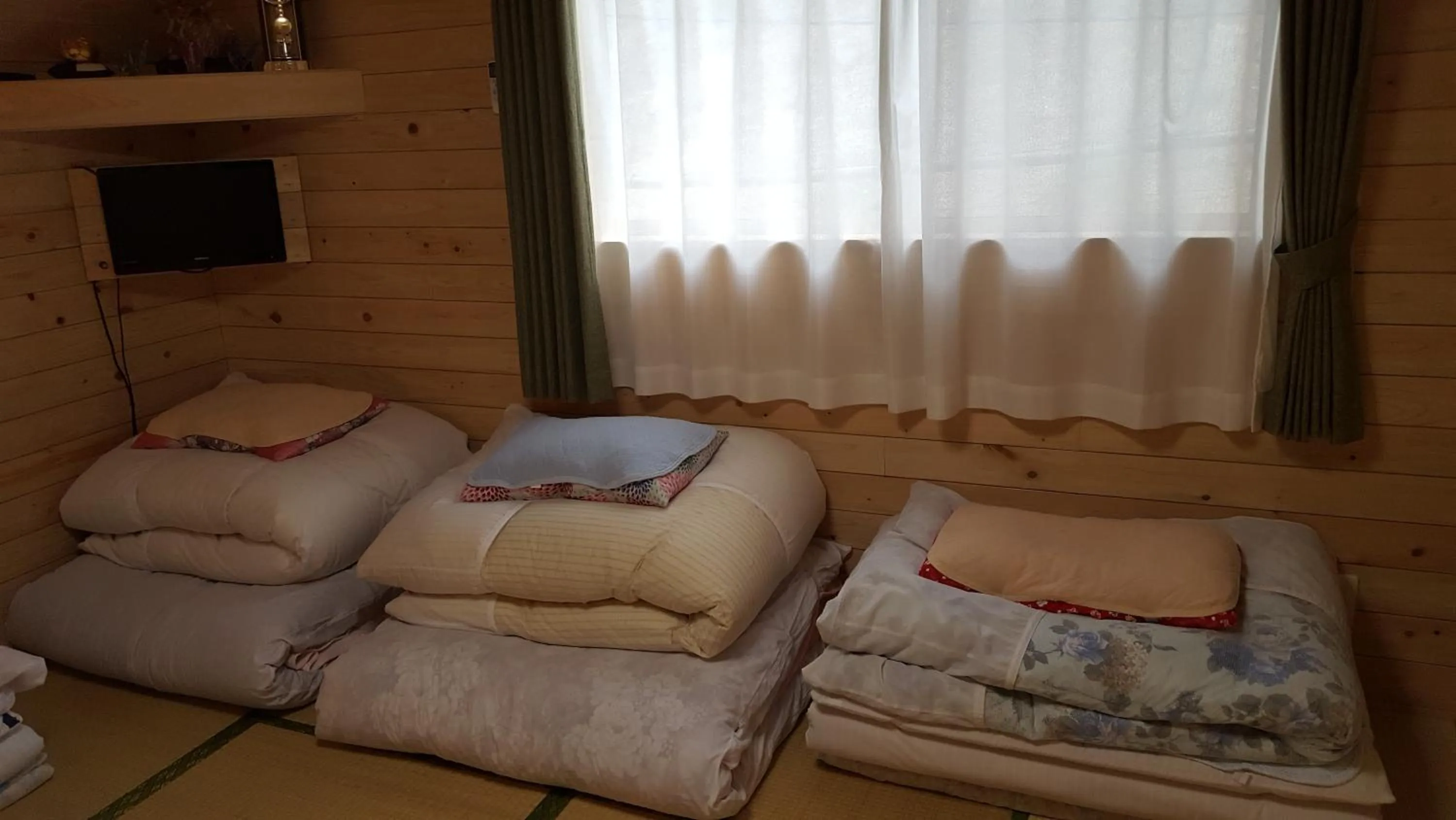 Bed in Hinokisanso Tsushima