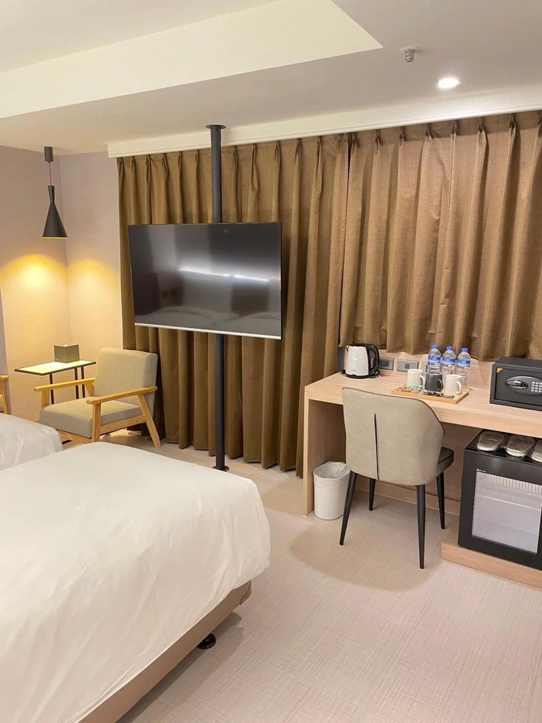 hair dresser, Bed in 新仕飯店-New City Hotel