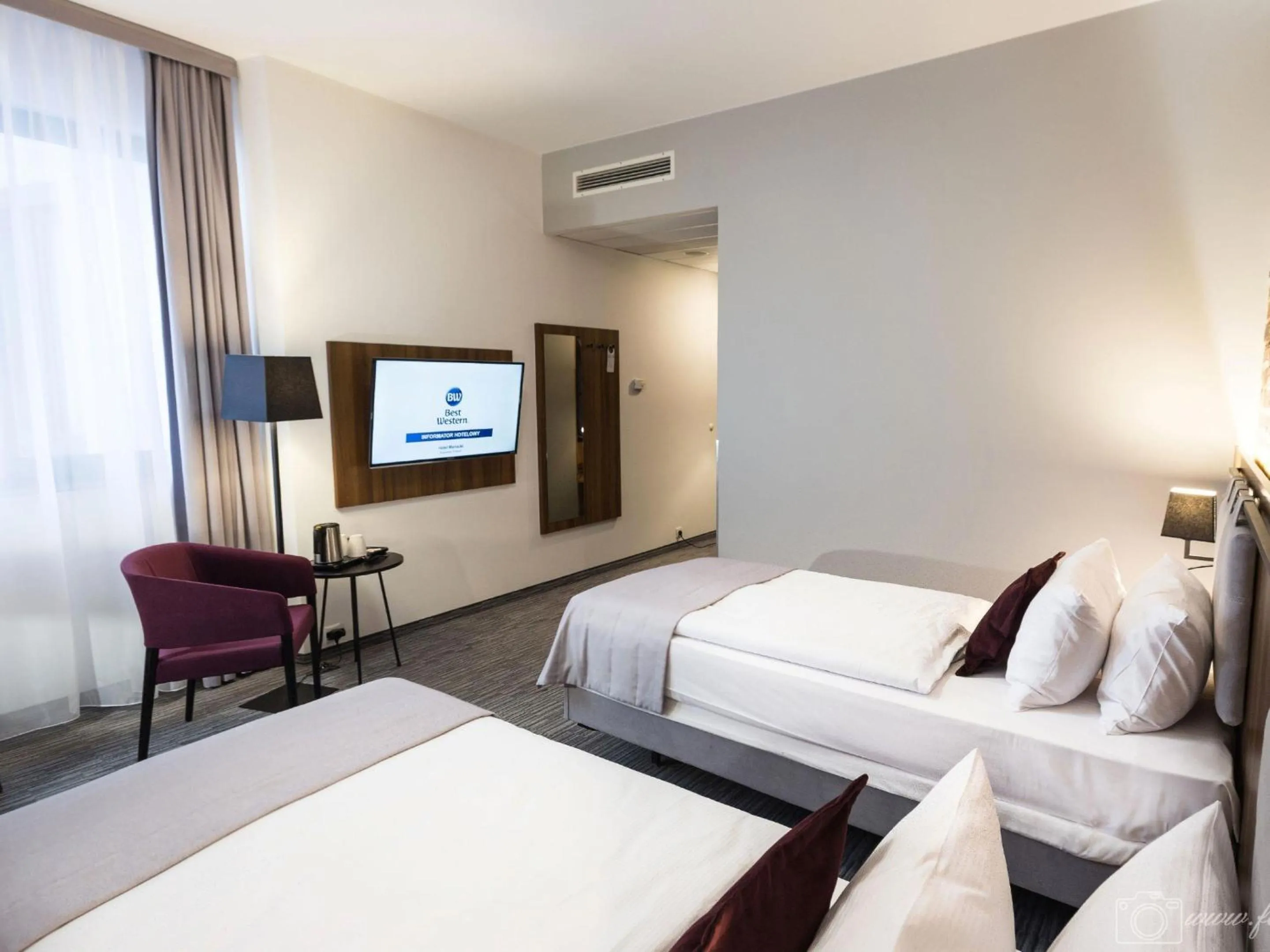 Bedroom, Bed in Best Western Hotel Mariacki Katowice