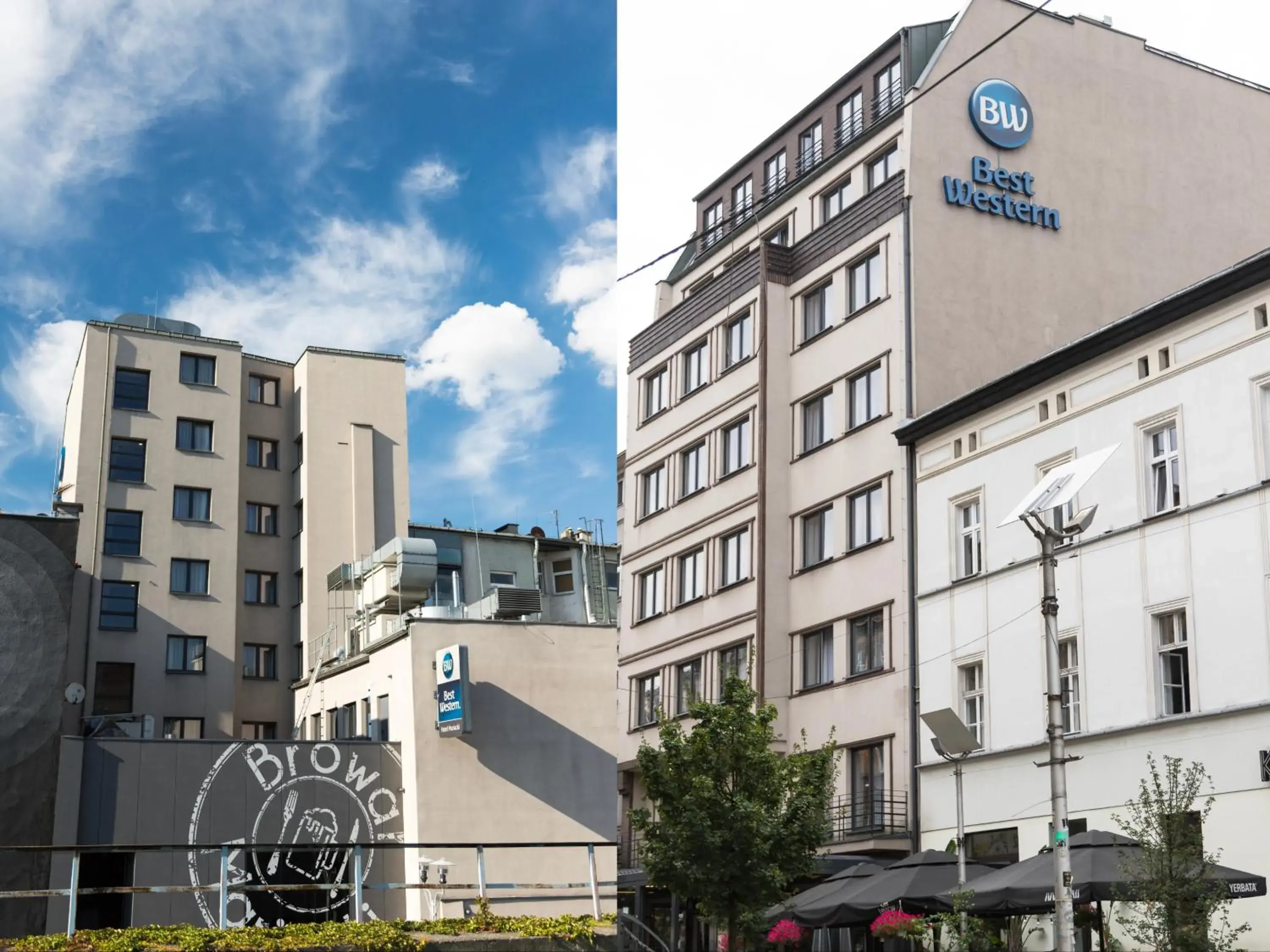 Property building in Best Western Hotel Mariacki Katowice Property building in Best Western Hotel Mariacki Katowice