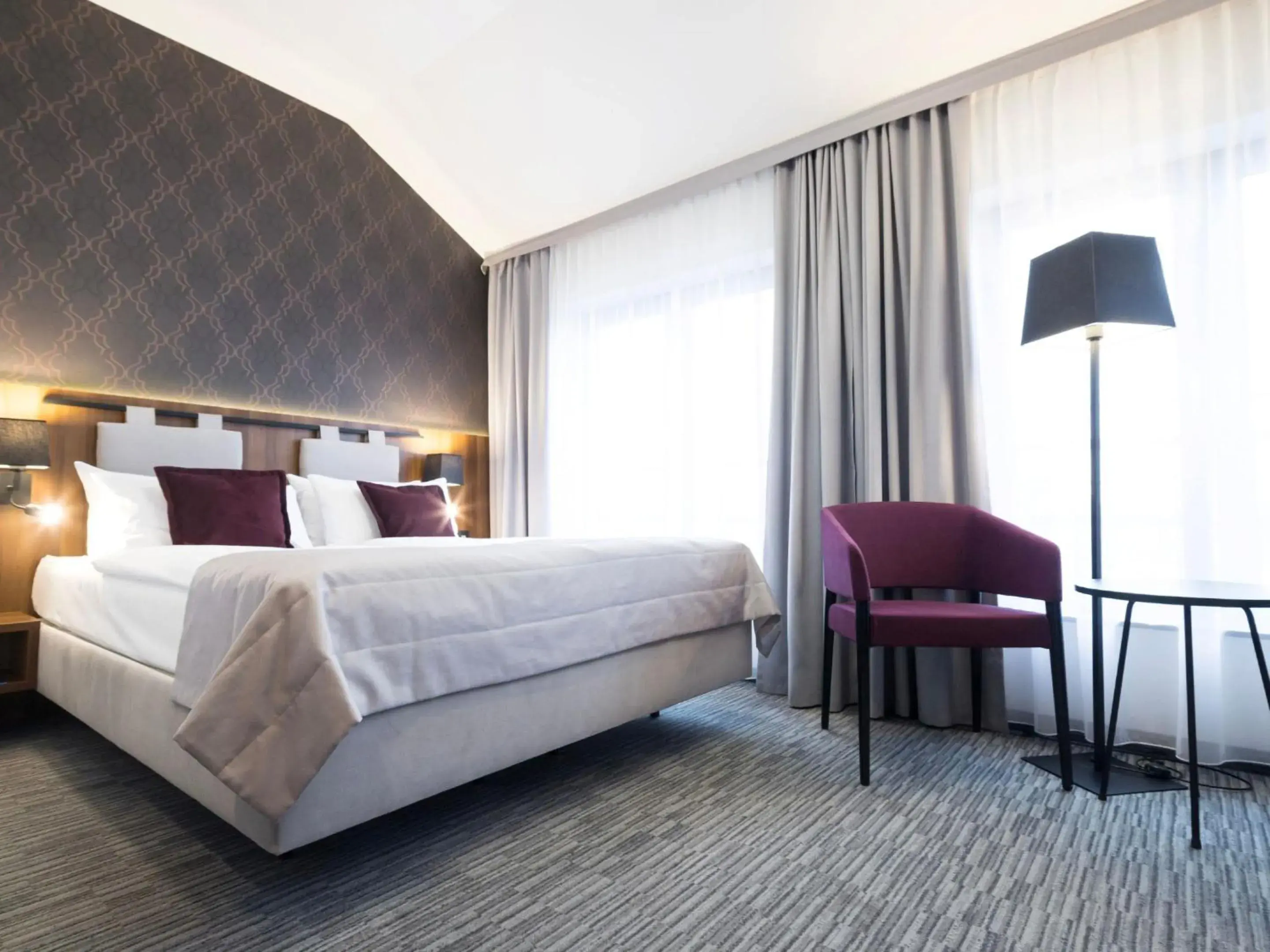 Bedroom, Bed in Best Western Hotel Mariacki Katowice Bedroom, Bed in Best Western Hotel Mariacki Katowice