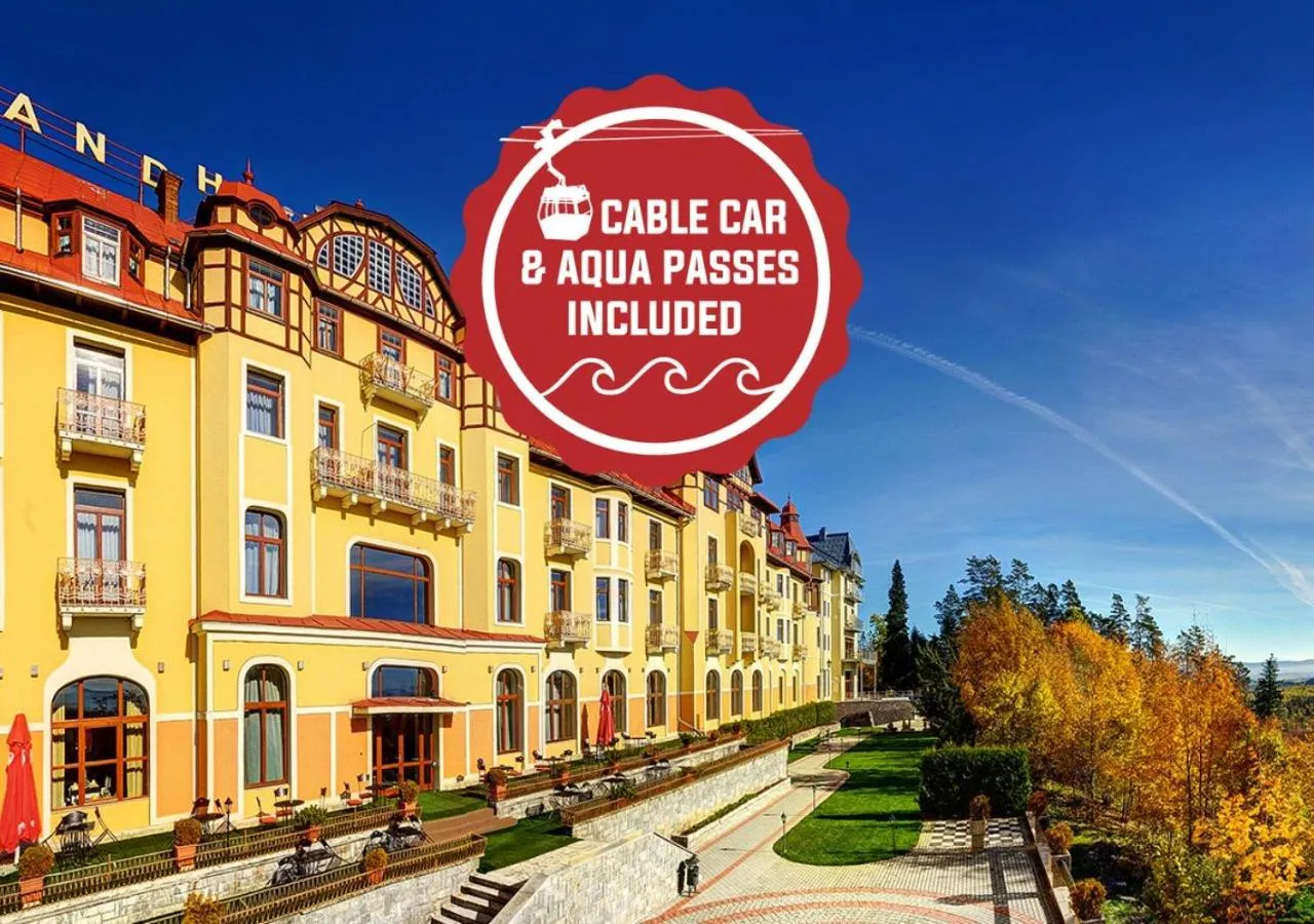 Property building in Grand Hotel Praha