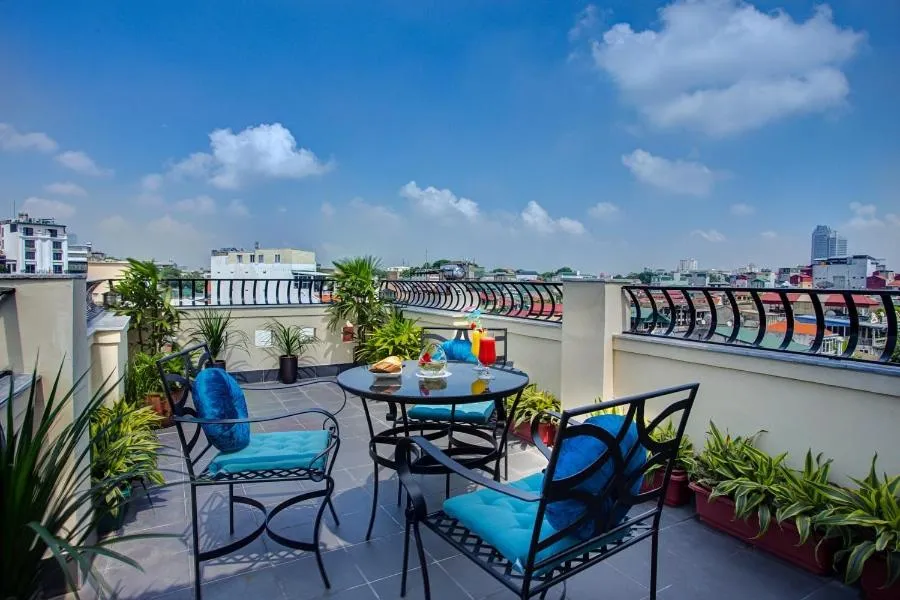 Balcony/Terrace in Ambassador Hanoi Hotel & Spa
