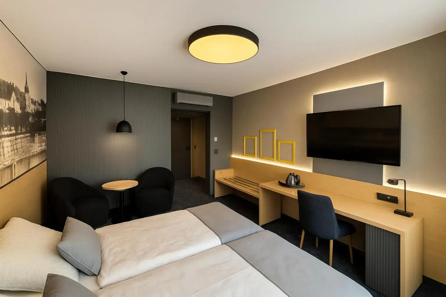 Decorative detail, Bed in Hotel Bratislava Decorative detail, Bed in Hotel Bratislava