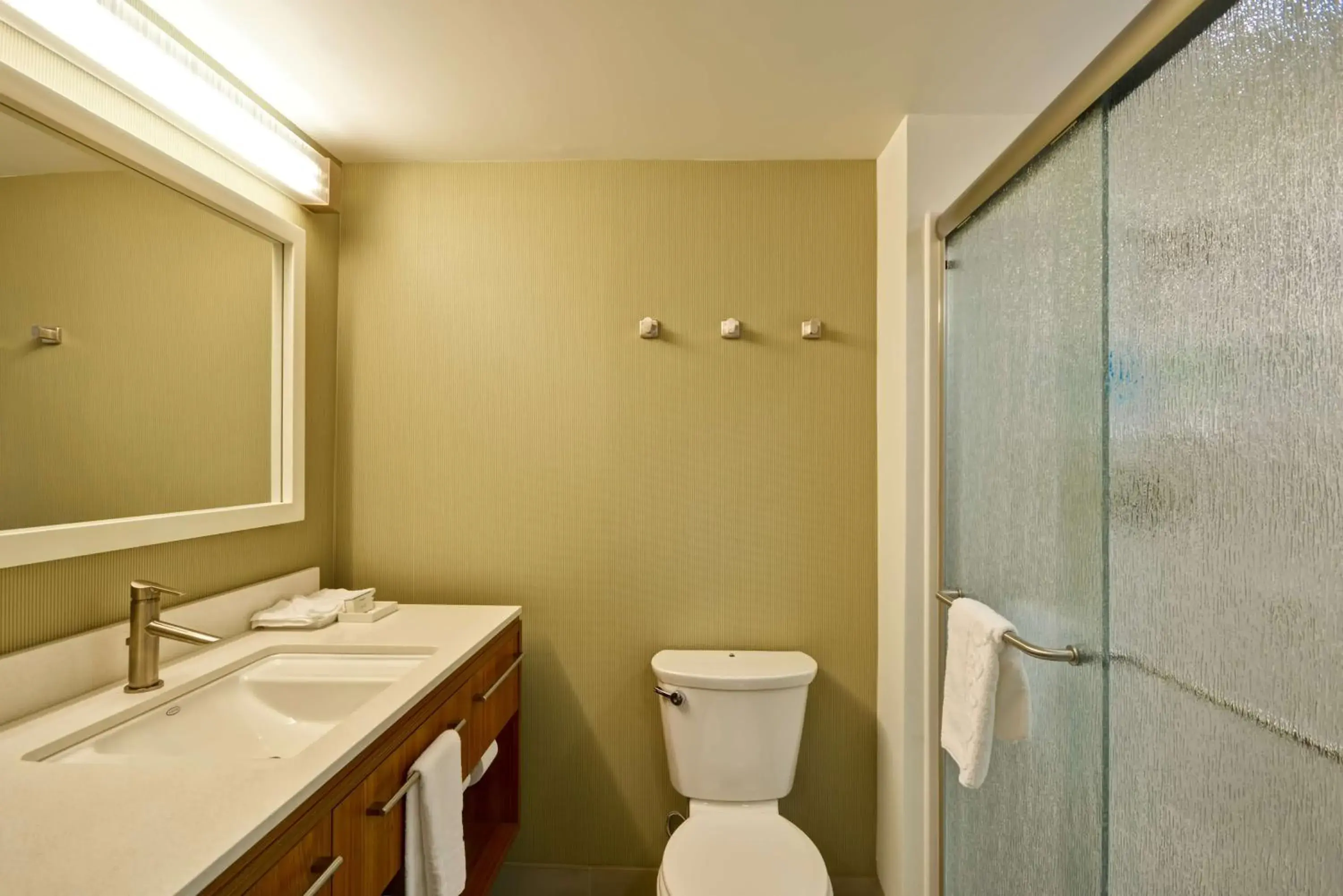Bathroom in Home2 Suites By Hilton Opelika Auburn Bathroom in Home2 Suites By Hilton Opelika Auburn