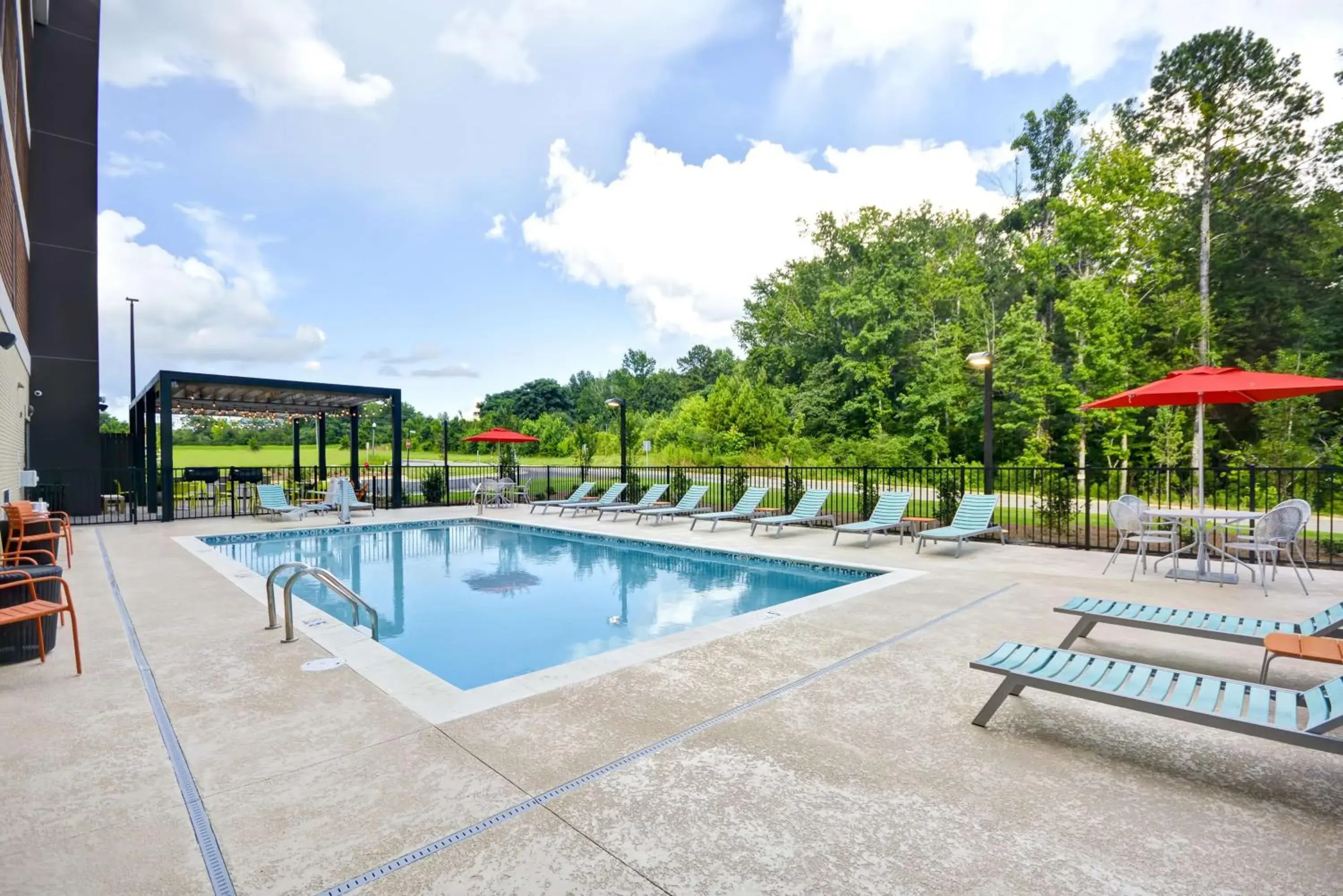 Pool view in Home2 Suites By Hilton Opelika Auburn Pool view in Home2 Suites By Hilton Opelika Auburn