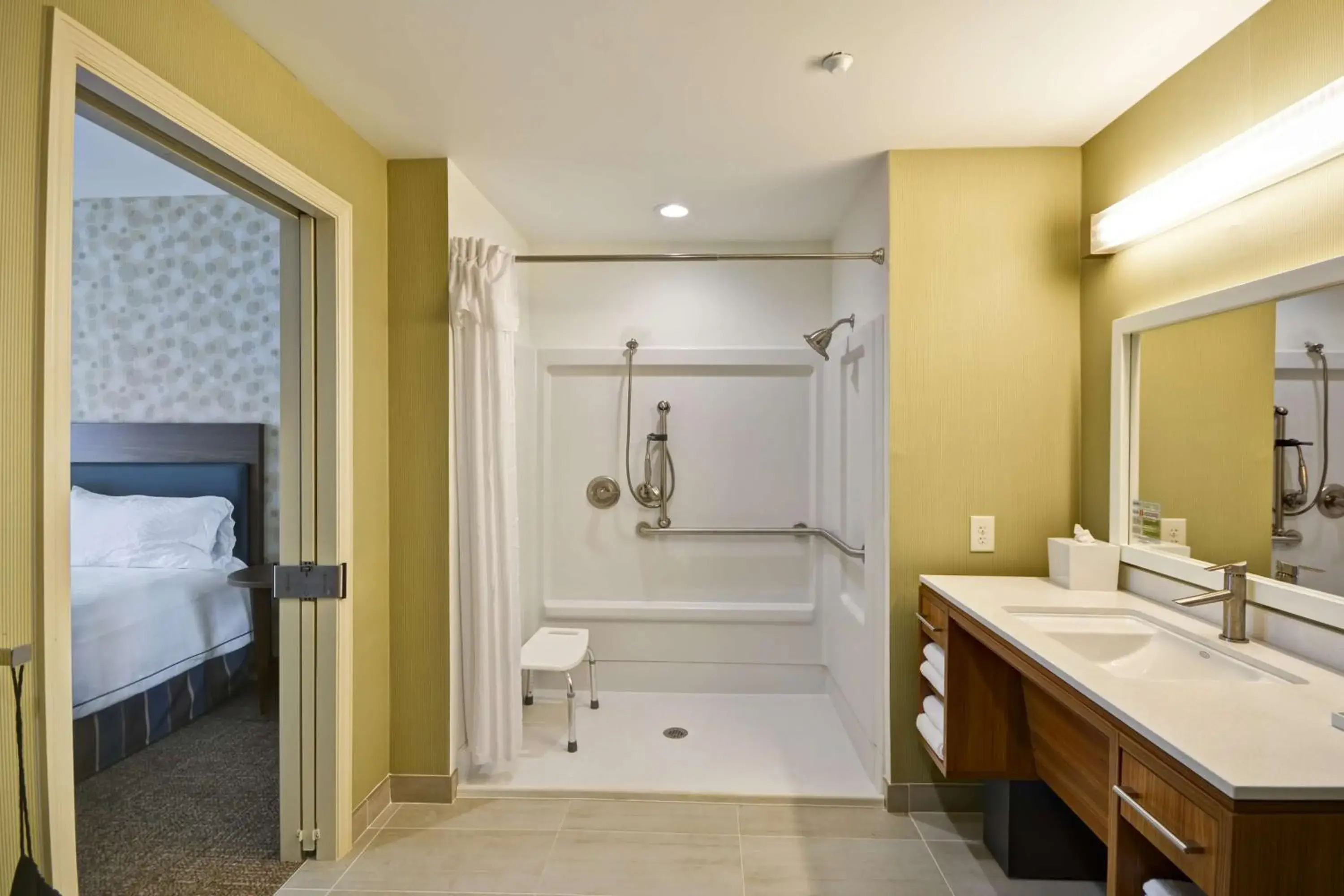 Bathroom in Home2 Suites By Hilton Opelika Auburn Bathroom in Home2 Suites By Hilton Opelika Auburn