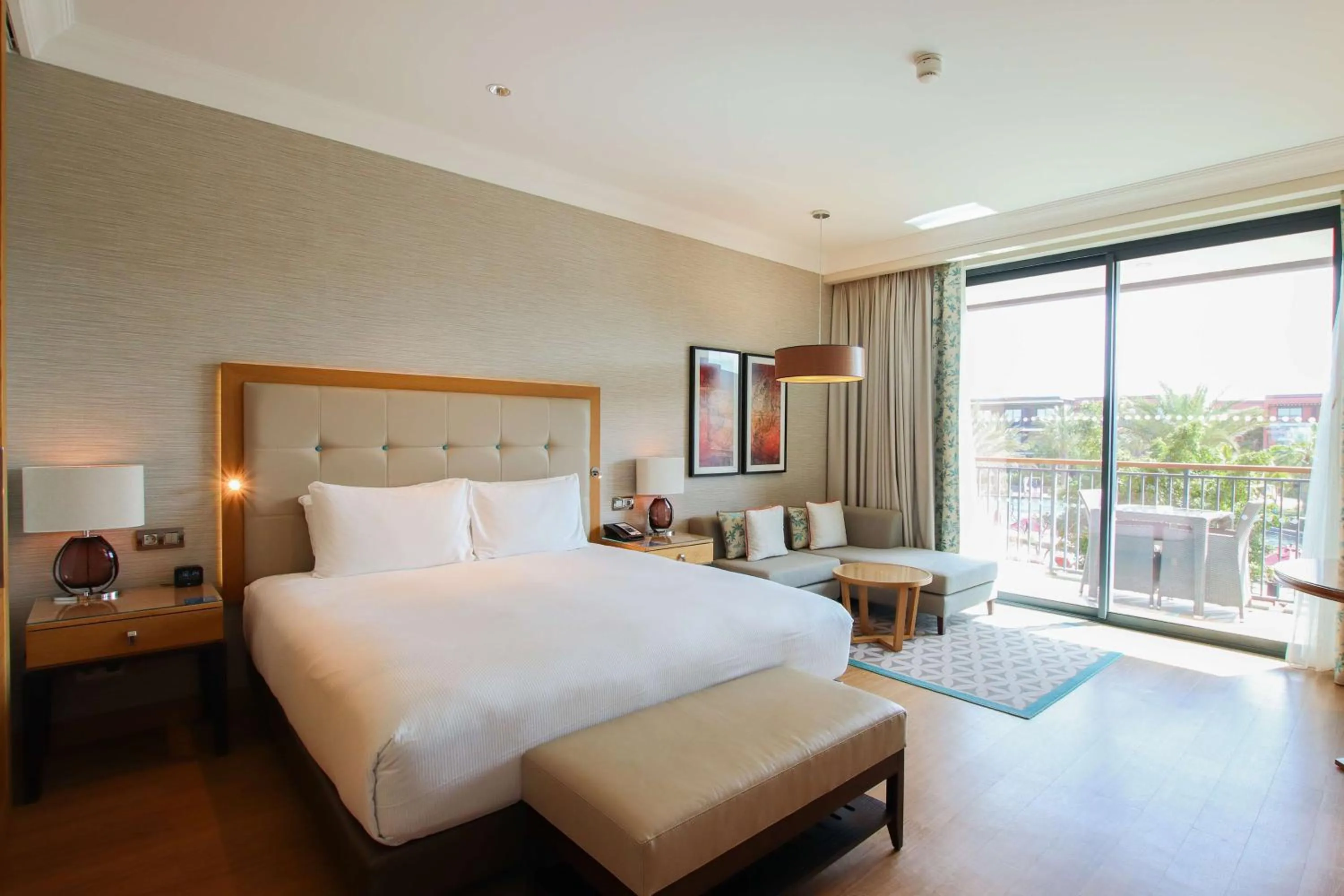 View (from property/room), Bed in Hilton Cabo Verde Sal Resort