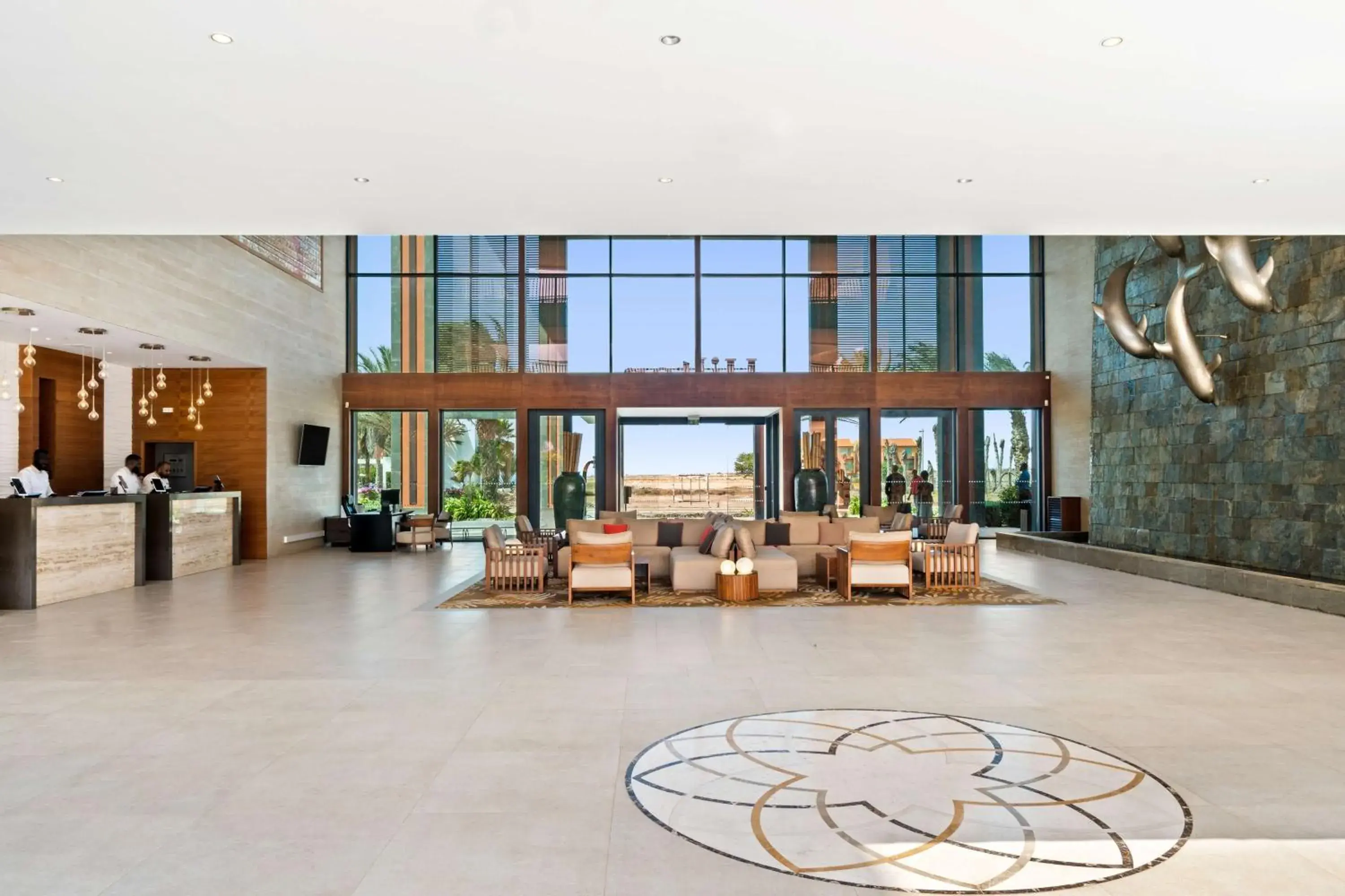 Lobby or reception in Hilton Cabo Verde Sal Resort Lobby or reception in Hilton Cabo Verde Sal Resort
