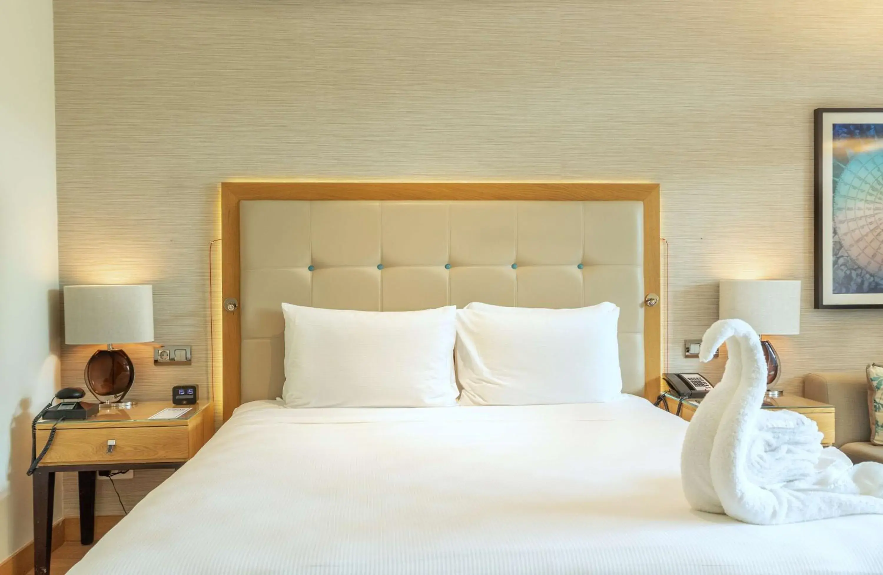 Bed in Hilton Cabo Verde Sal Resort Bed in Hilton Cabo Verde Sal Resort