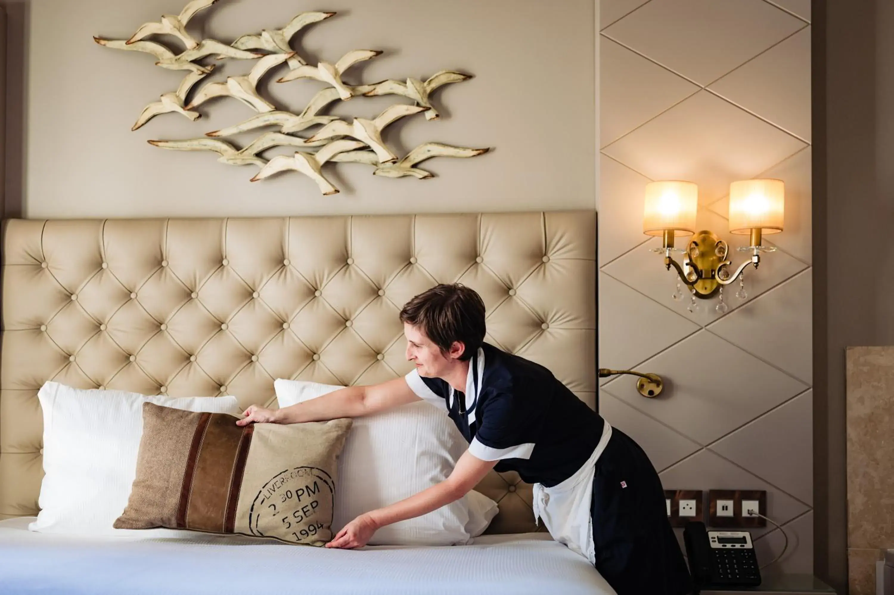 Bed in Grand Hotel Des Sablettes Plage, Curio Collection By Hilton Bed in Grand Hotel Des Sablettes Plage, Curio Collection By Hilton