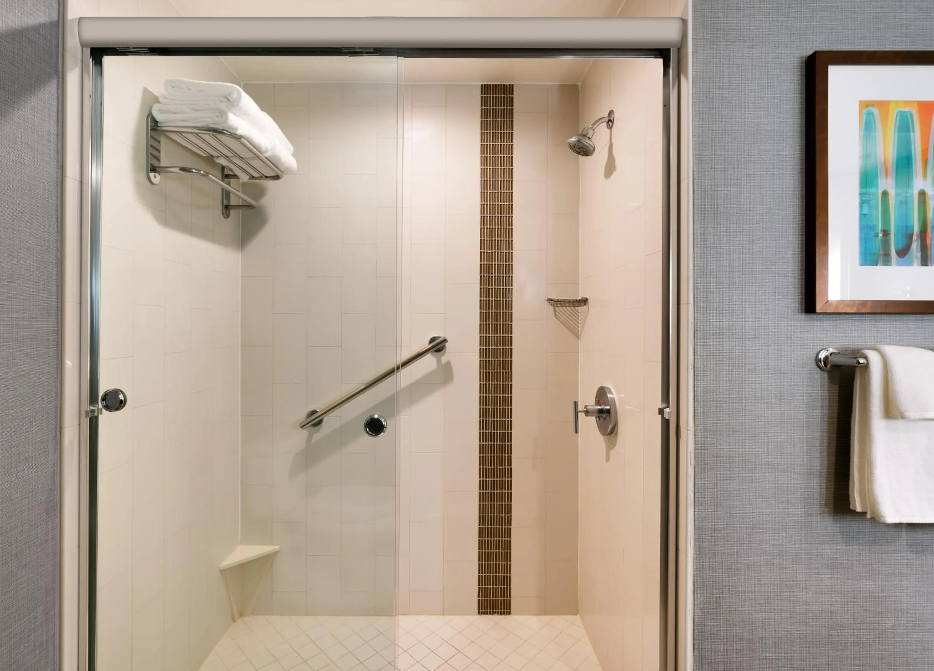 Shower in Hyatt Place Houston- Northwest/Cy-Fair