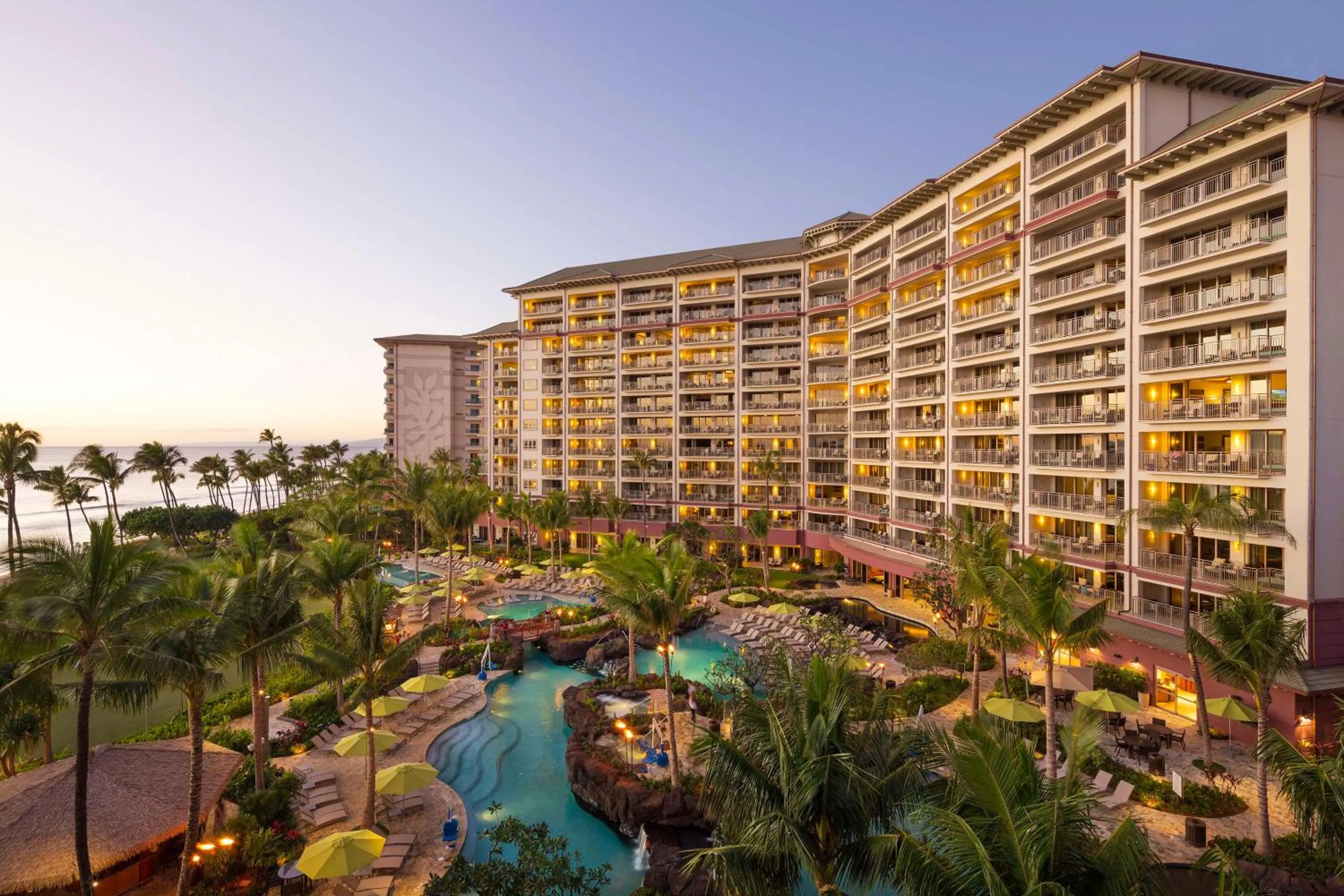 Property building in Hyatt Vacation Club at Ka'anapali Beach