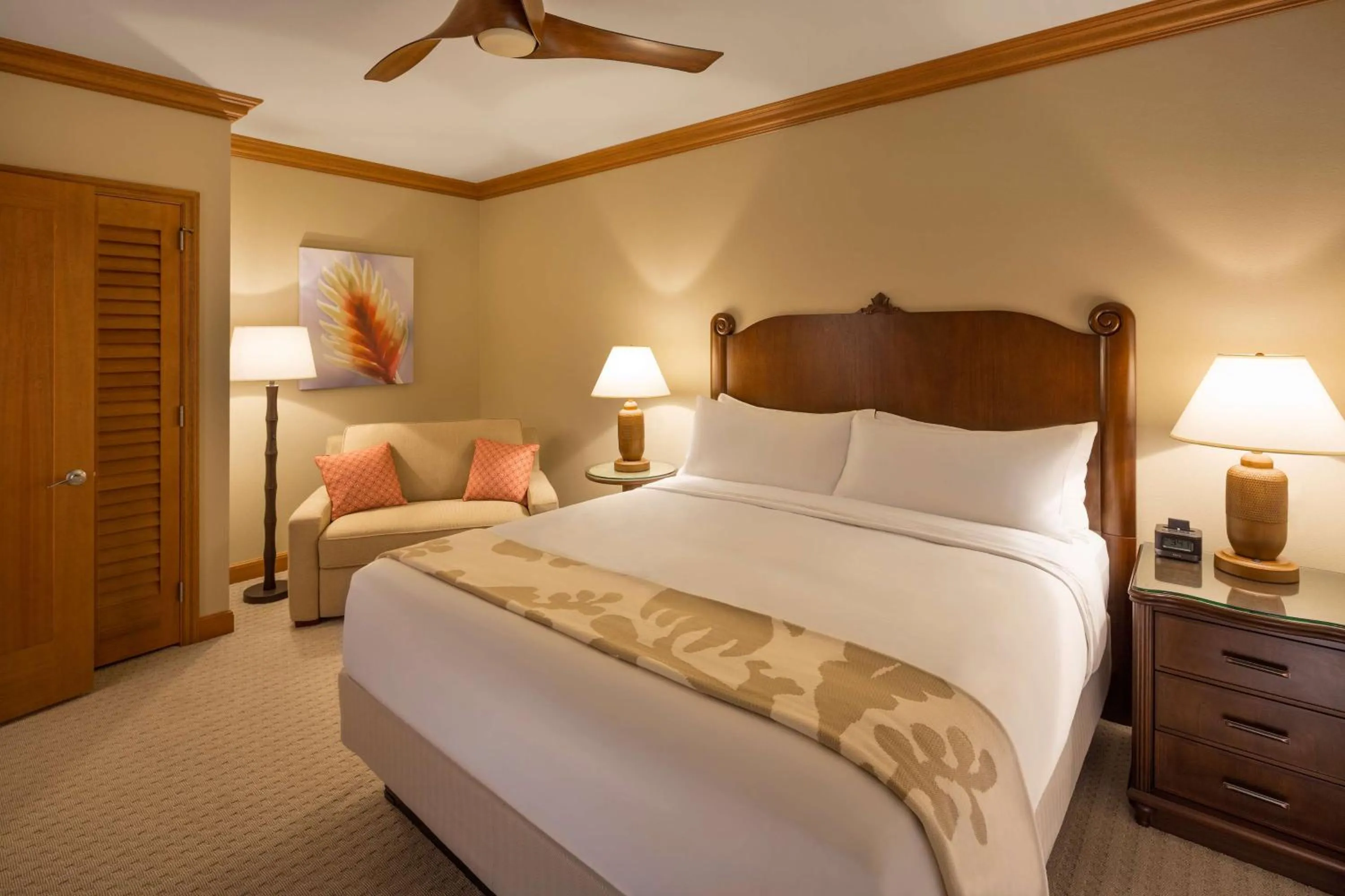 Bed in Hyatt Vacation Club at Ka'anapali Beach