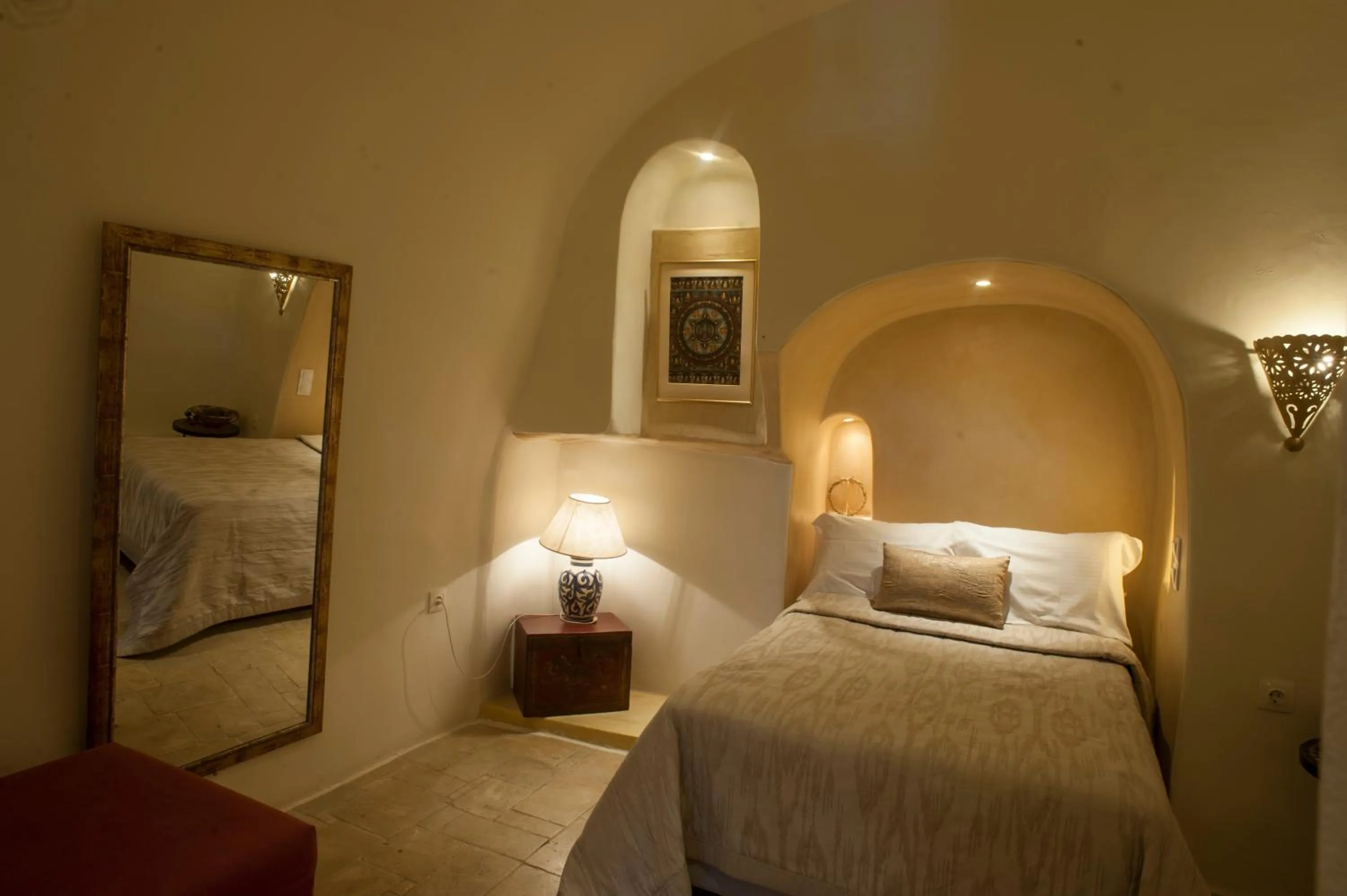 Bed in Heliophos Boutique Caves