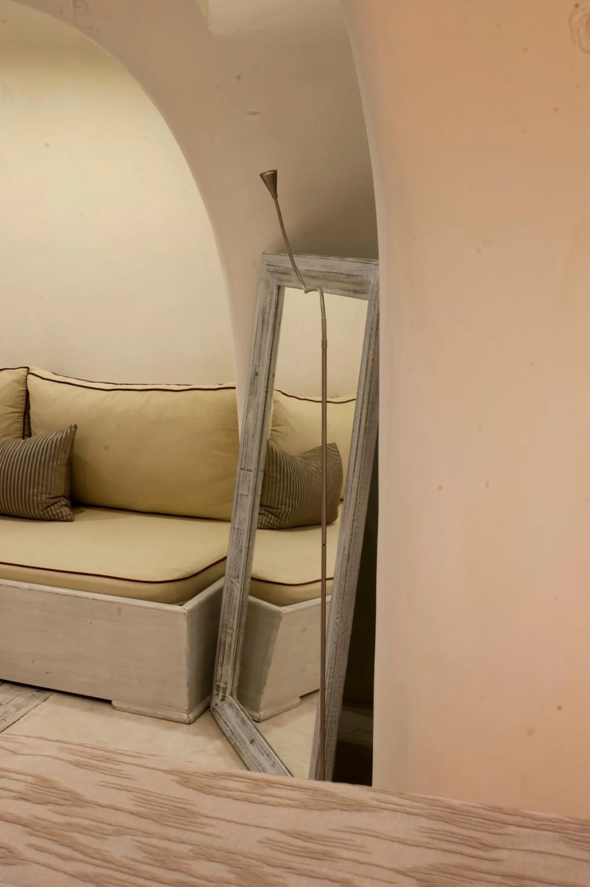Seating area, Bed in Heliophos Boutique Caves