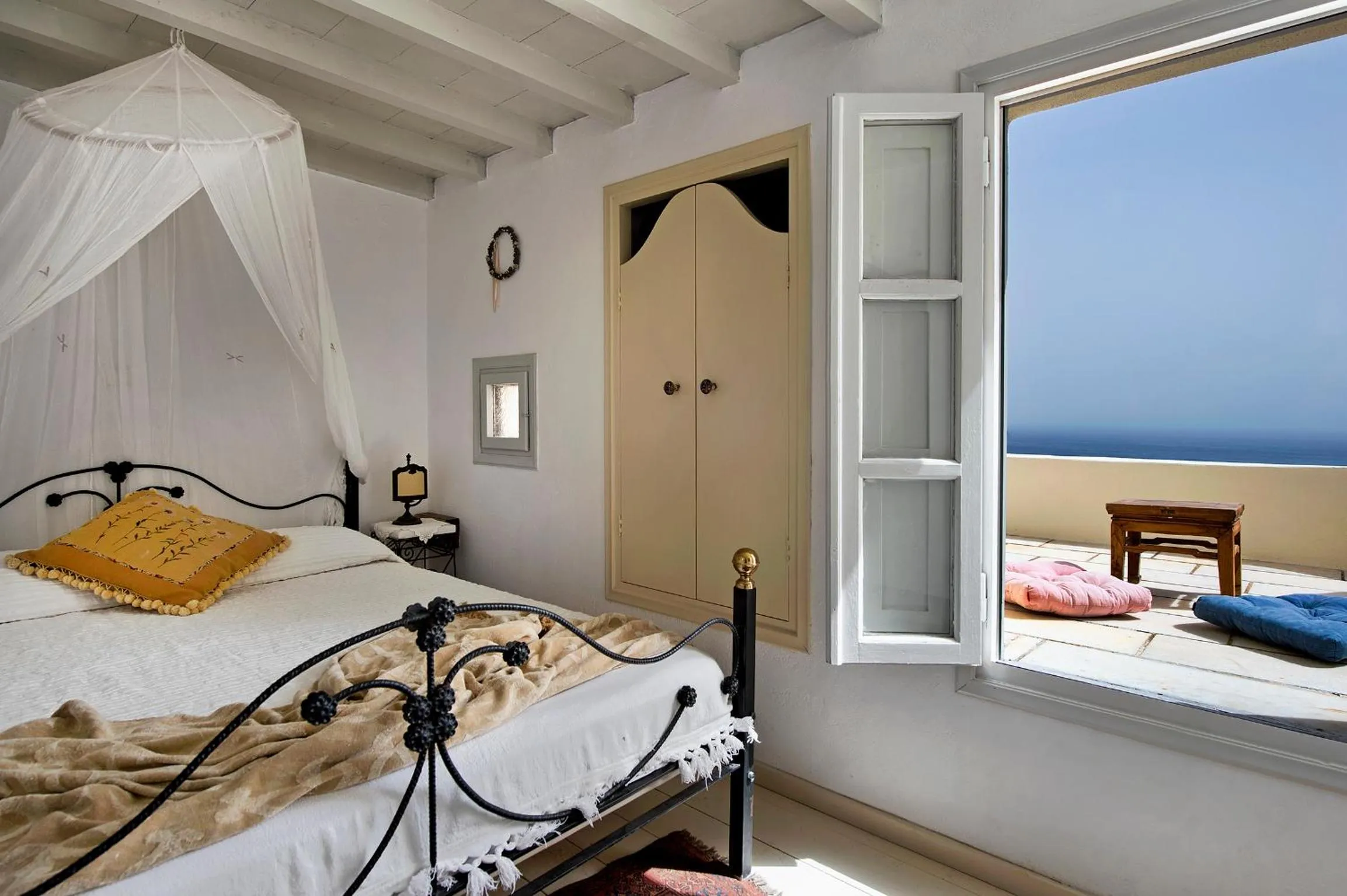 View (from property/room), Bed in Heliophos Boutique Caves