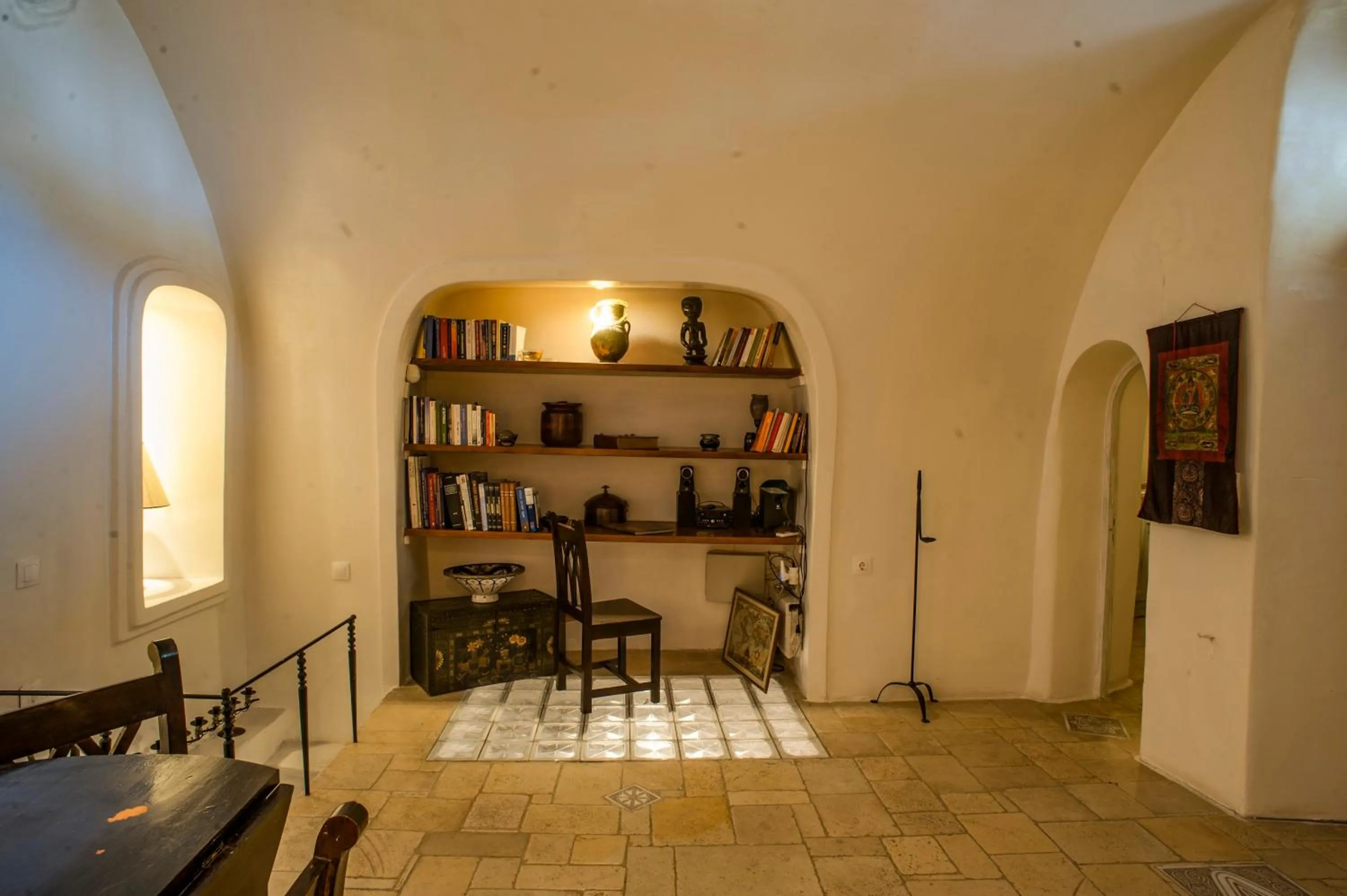 Living room in Heliophos Boutique Caves
