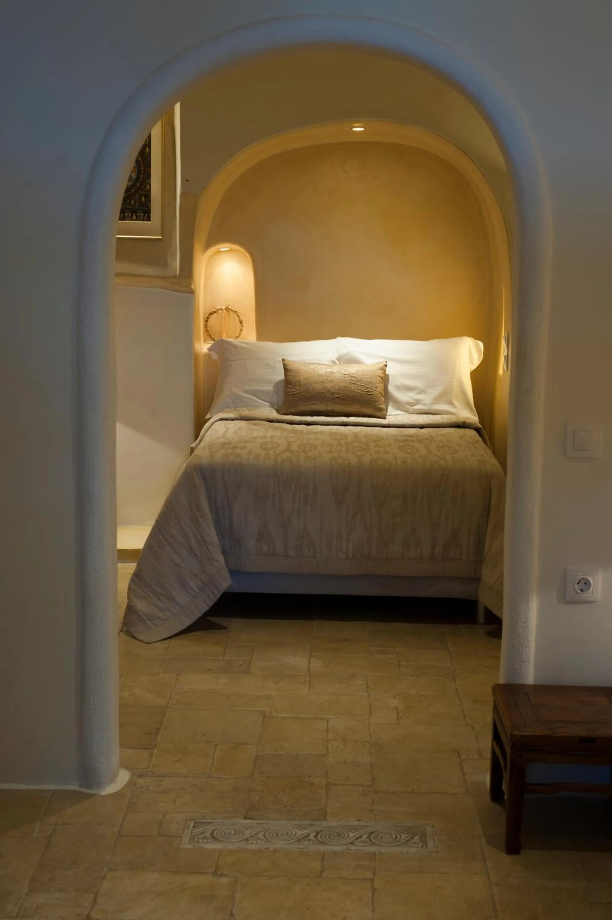 Bed in Heliophos Boutique Caves