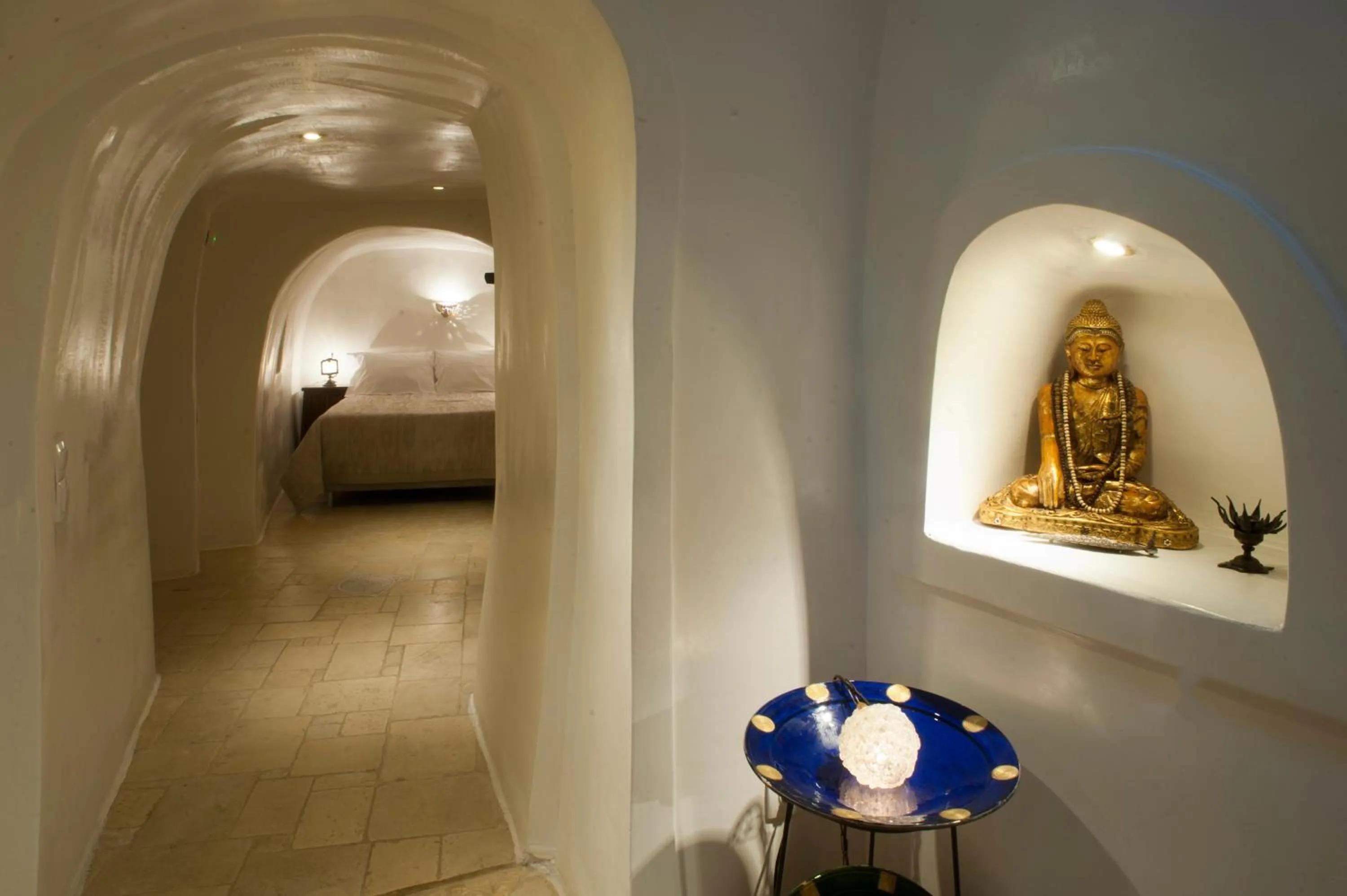 Bedroom in Heliophos Boutique Caves