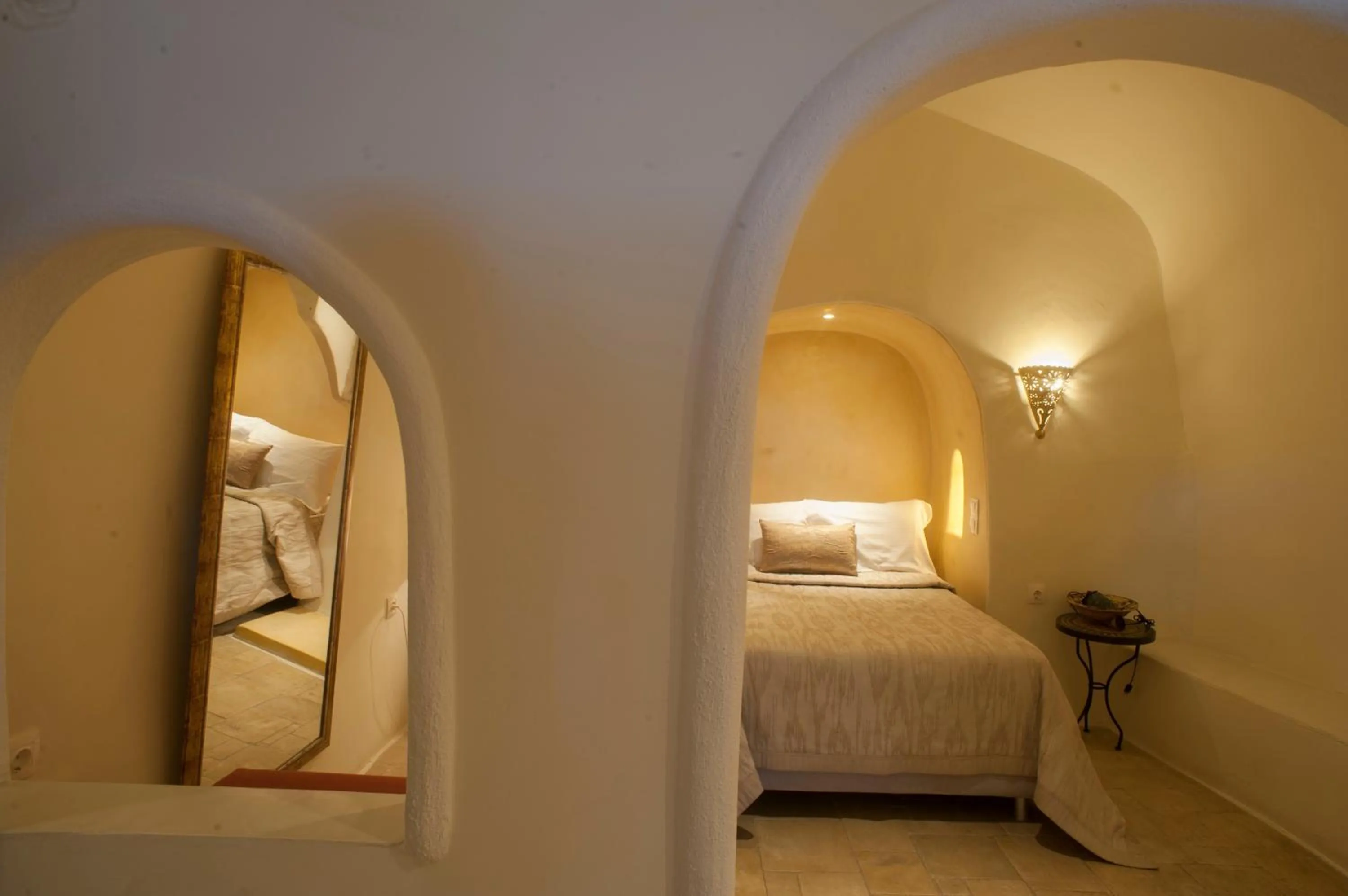 Bed in Heliophos Boutique Caves