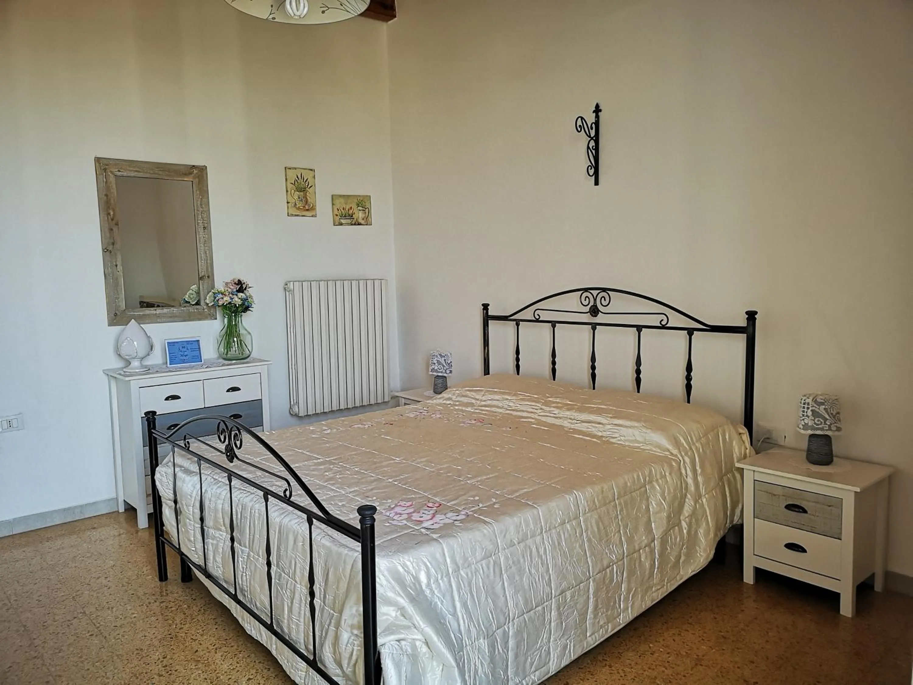 Bed in La casa nel villaggio