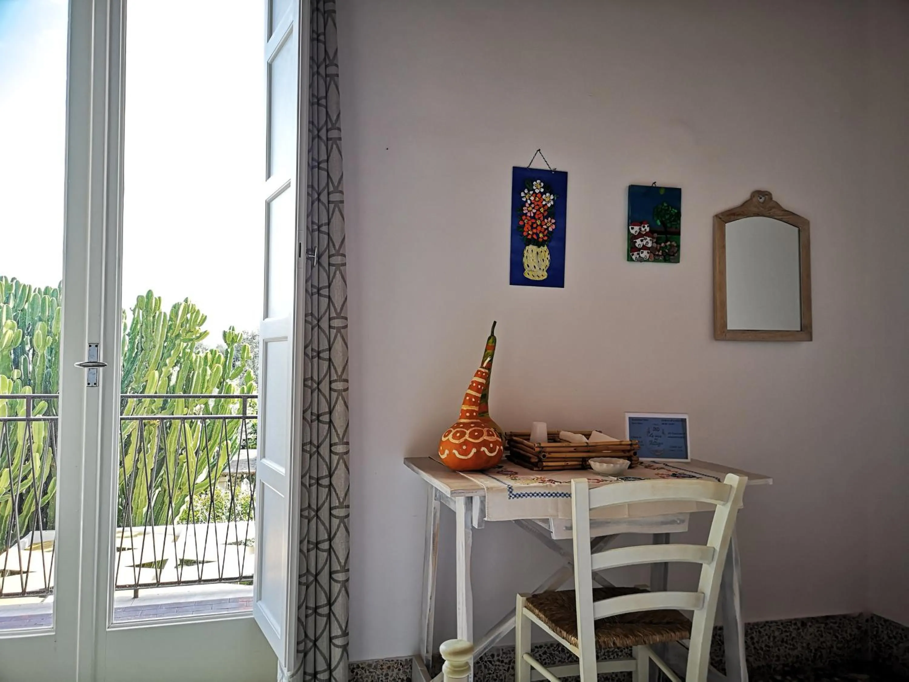 Balcony/Terrace in La casa nel villaggio