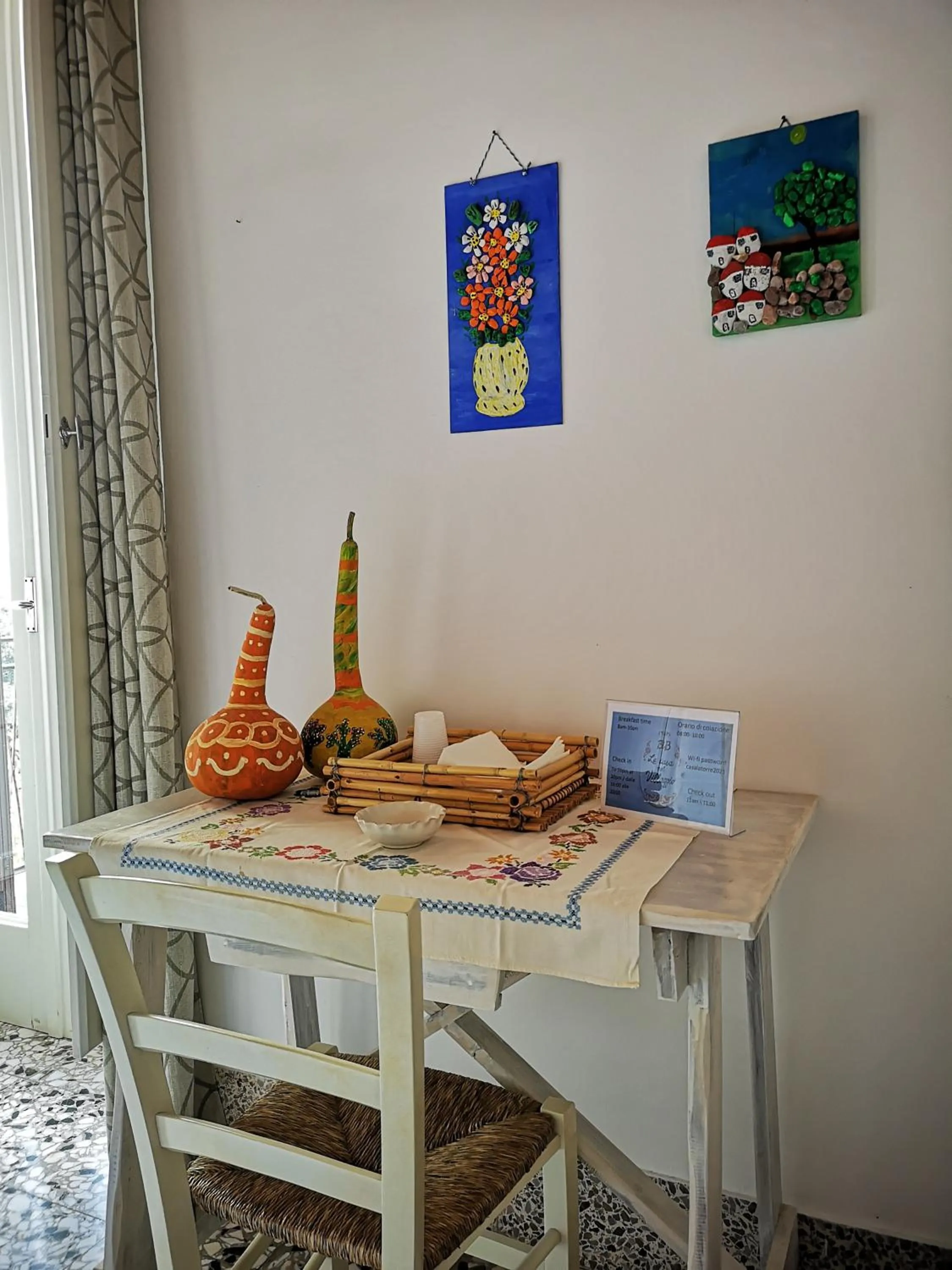 Bedroom in La casa nel villaggio