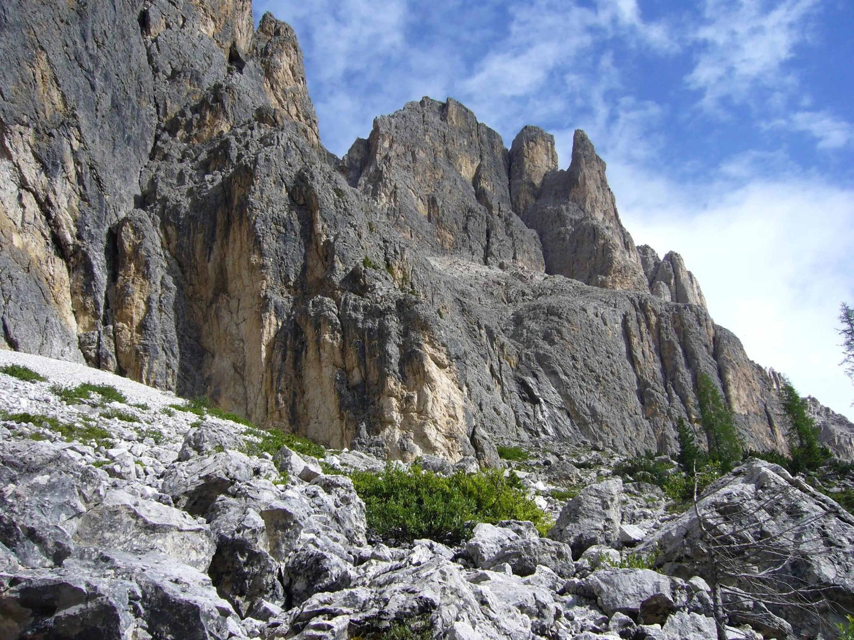Natural landscape in Rifugio Monti Pallidi